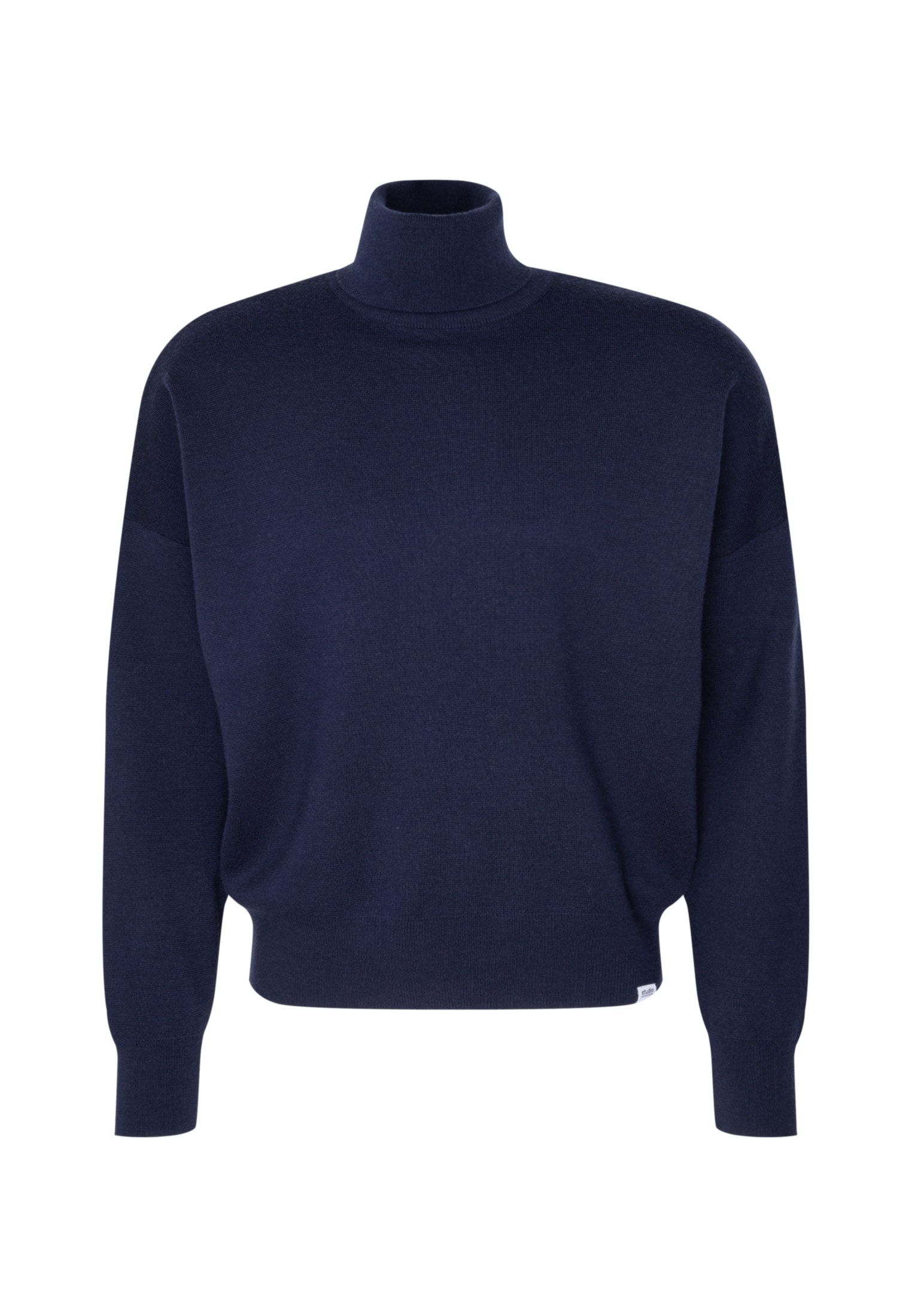 studio seidensticker Strickpullover »Studio«, Langarm Stehkragen Uni