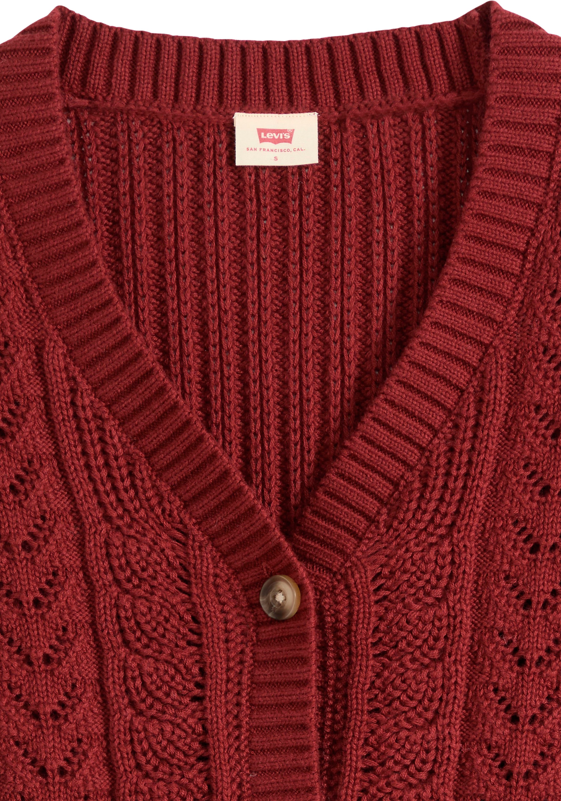Levi's® Cardigan »SNOWFLAKE CARDIGAN« gestreift, mit Knopfleiste