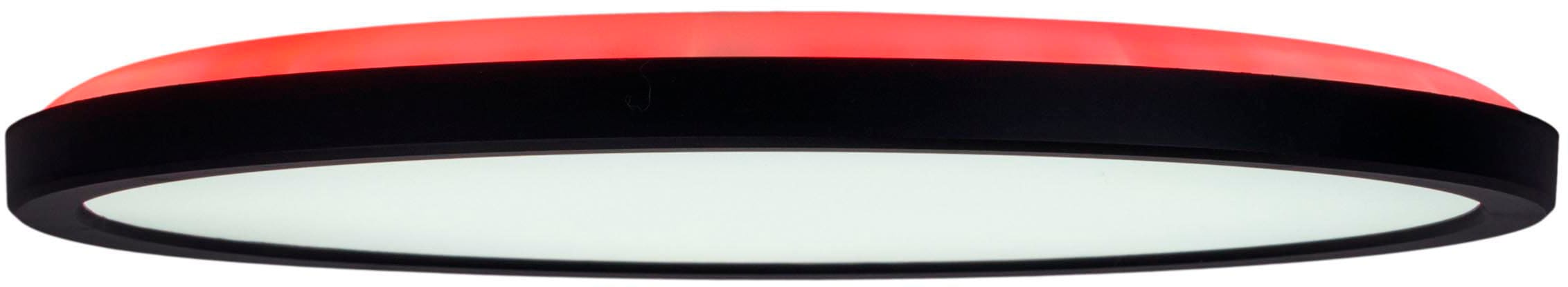 näve Deckenleuchte »LED "CARLO" mit RGB-Backlight D: 29,3 cm« 2 Stk. Kaltweiß | Neutralweiß | Warmweiß Dimmbar mit Memoryfunktion, Farbwechsler und Nachtlichtfunktion