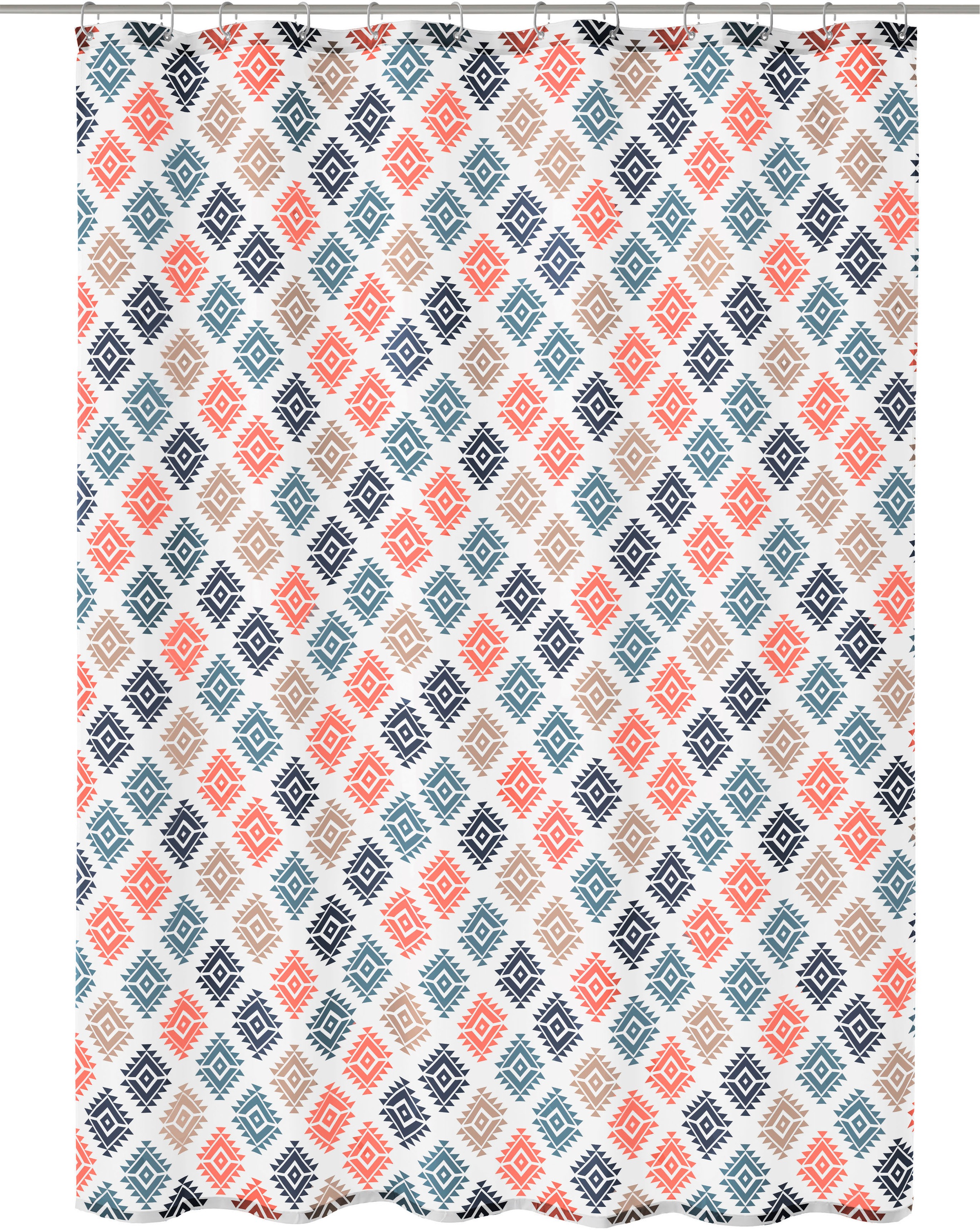Kleine Wolke Duschvorhang »Breeze«, Breite 180 cm, mit beschwertem Saum und Vorhangringen