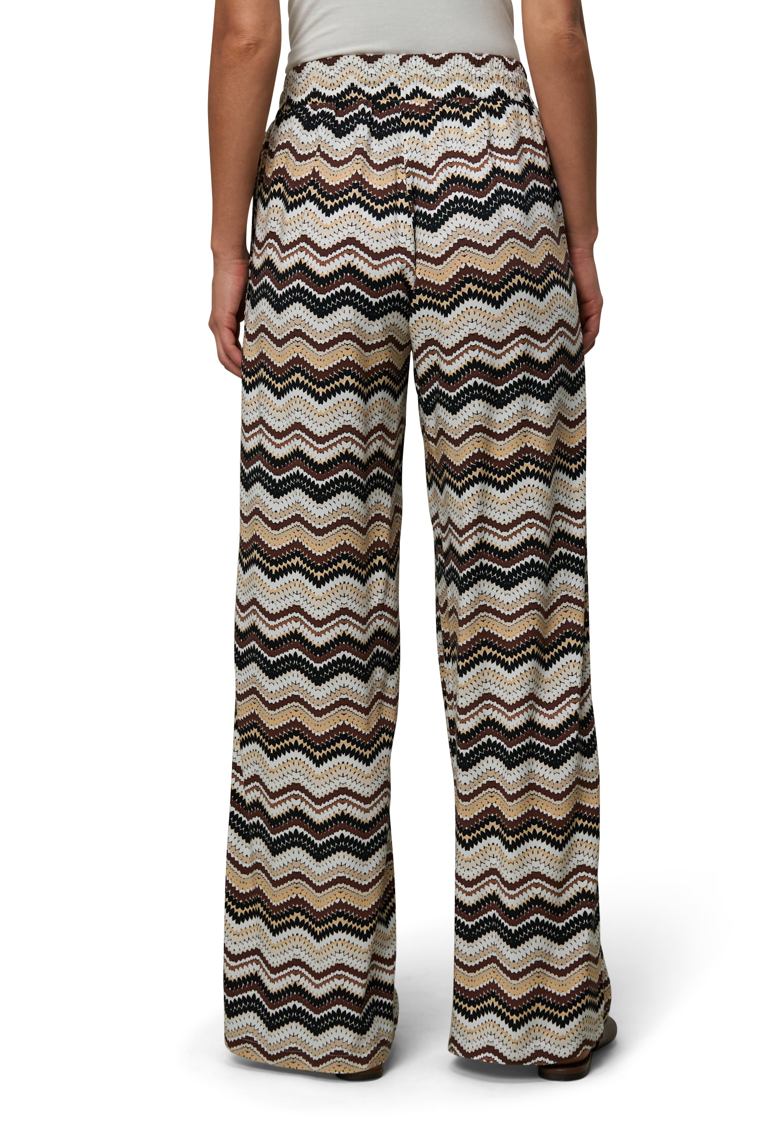 Zero Stoffhose »Hose mit Zickzackmuster 30 Inch«