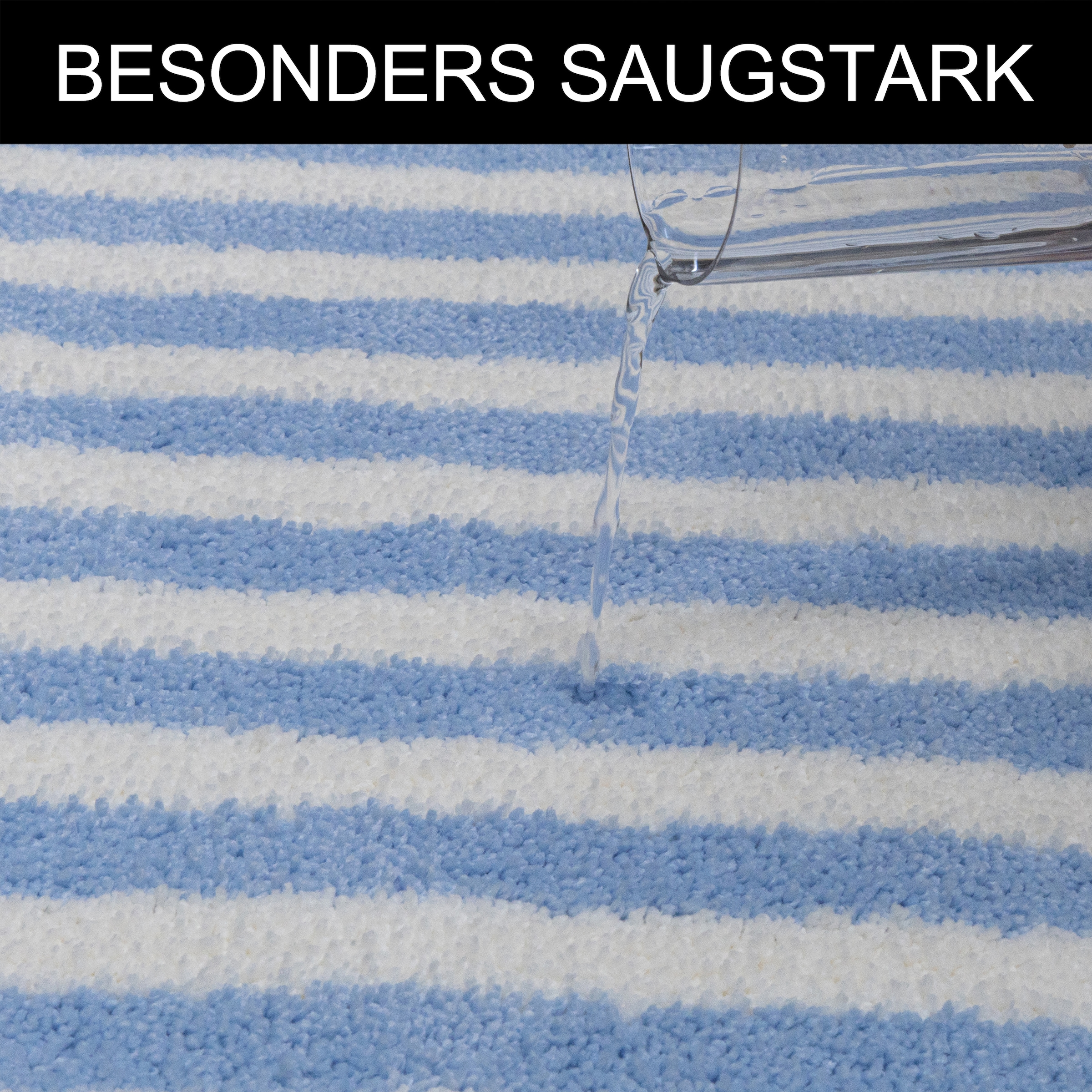 OTTO home Badematte »Streifen, Badvorleger, Badezimmer Teppich« Höhe 12 mm rutschhemmend beschichtet fußbodenheizungsgeeignet | schnell trocknend Scandi, modern, gestreift, Badteppich, Badematten
