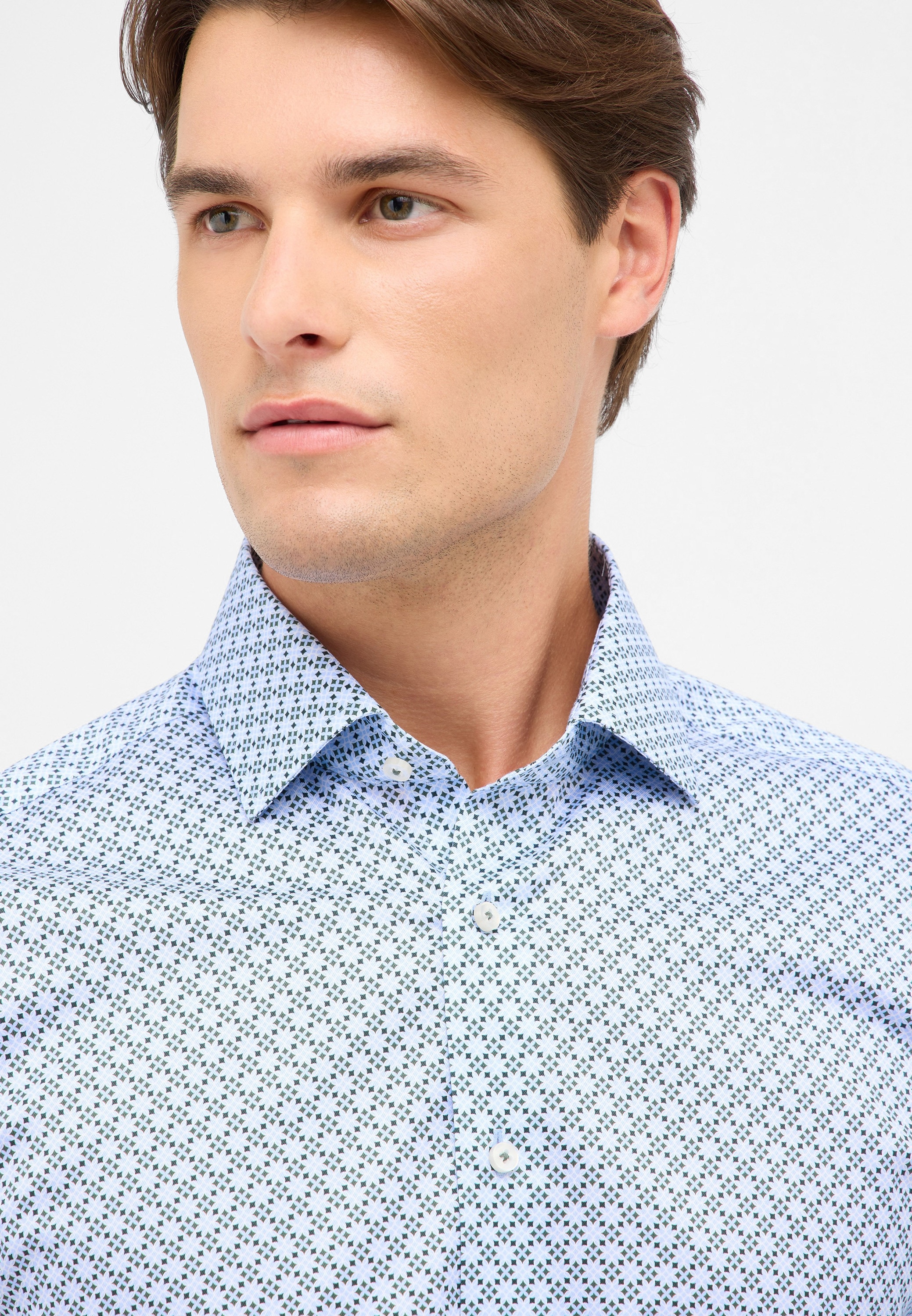 Eterna Langarmhemd »SLIM FIT«, NON IRON (bügelfrei)