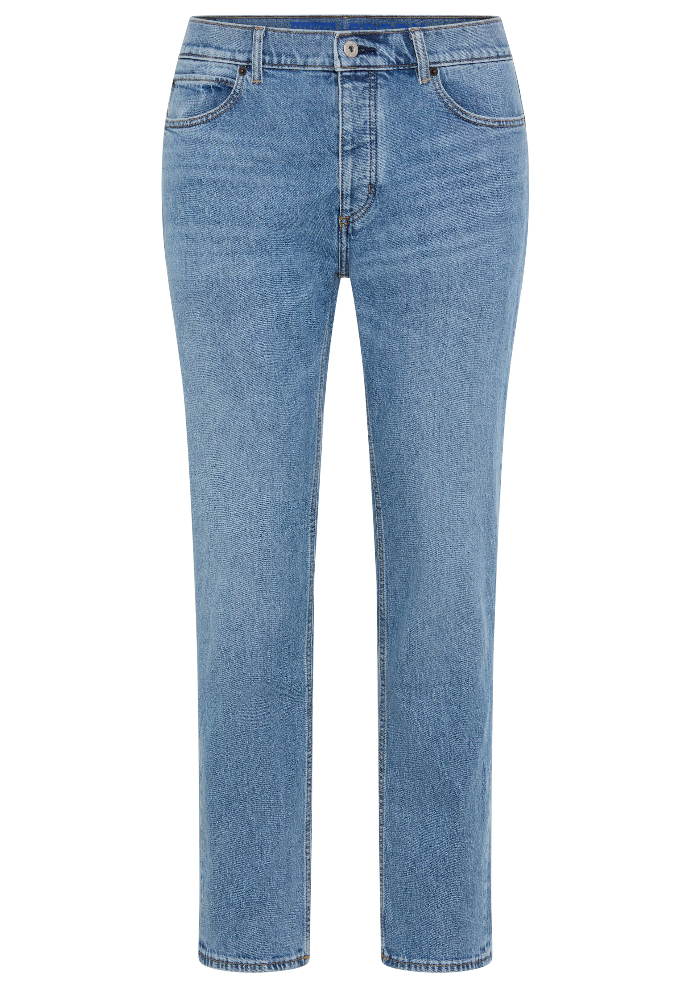 HUGO Blue Tapered-fit-Jeans »Brody« mit Stone-washed-Finish