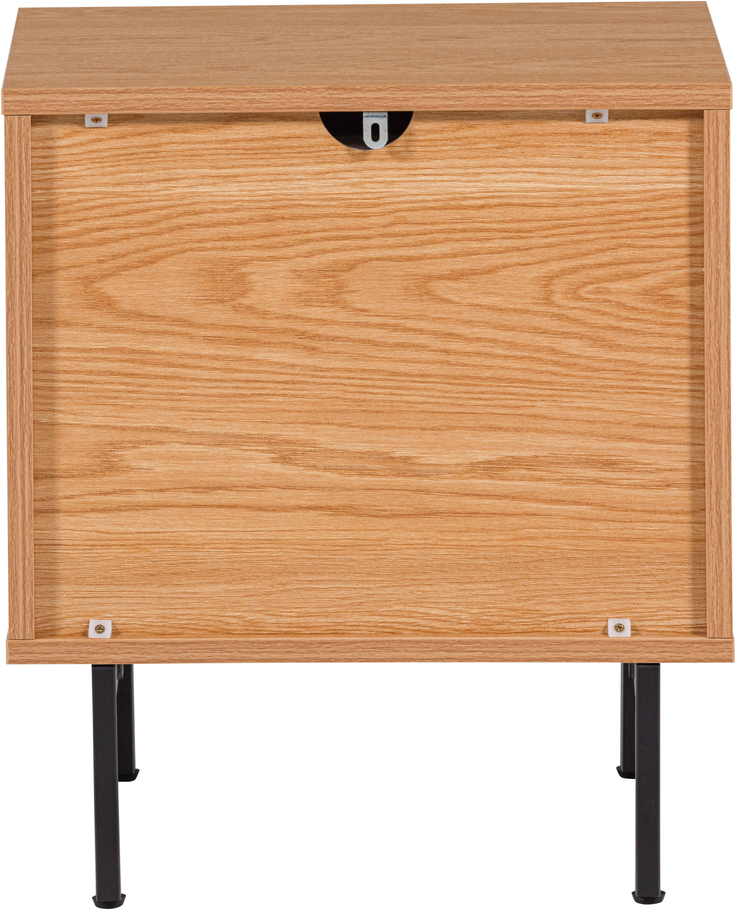 WOOOD Nachtkommode »Tours mit kompakter Ausführung und Melamin-MDF B 45 x T 42 x H 51 cm« Tragkraft Deckplatte 50 kg, kratz- und hitzebeständig