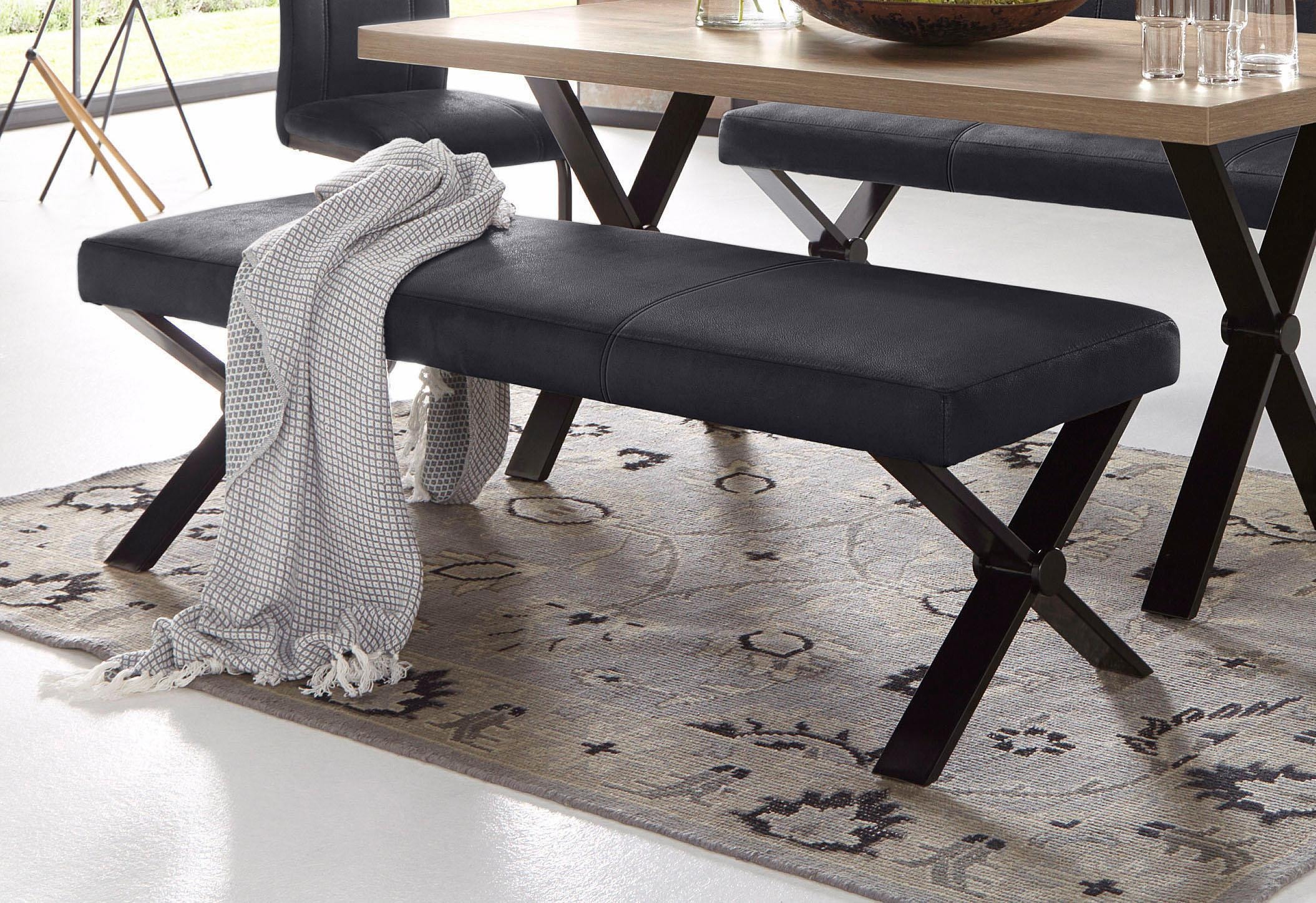 Homexperts Sitzbank »Colt«, Breite 140 oder 160 cm, Microfaserbezug in Vintage-Optik