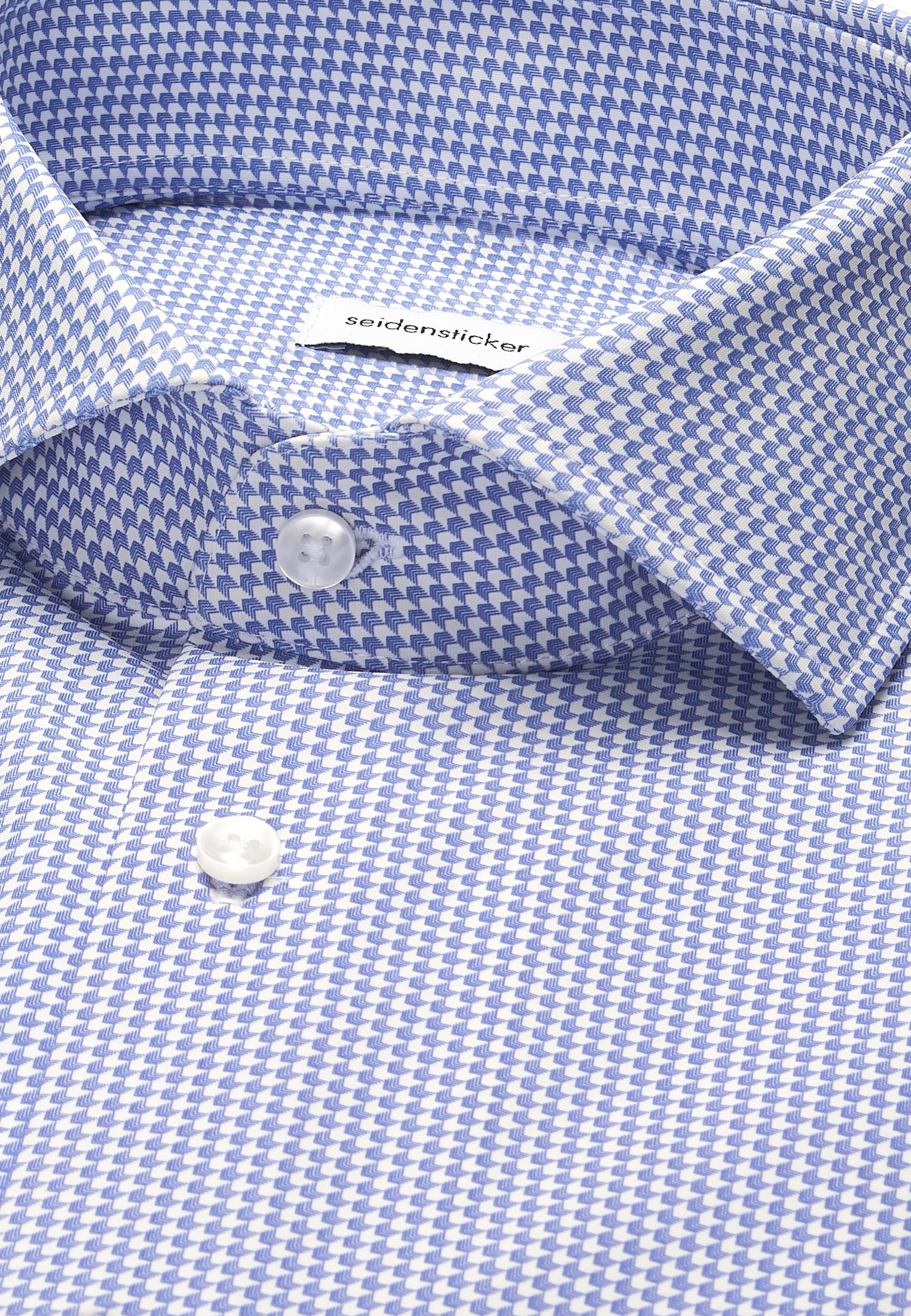 seidensticker Businesshemd »Schwarze Rose« Slim 1/1 Kentkragen Druck