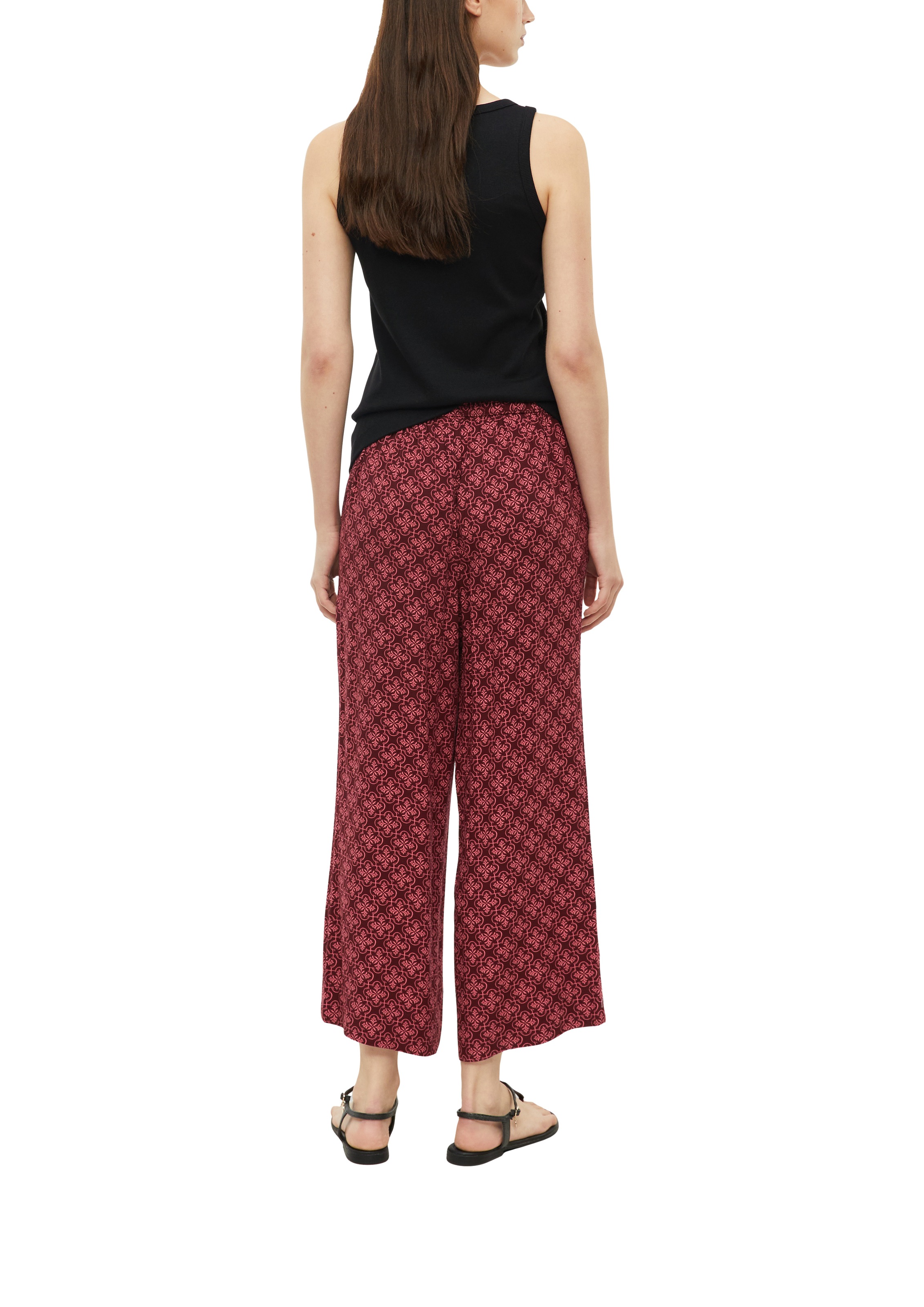 s.Oliver Stoffhose  Sommerhose mit Allover-Muster