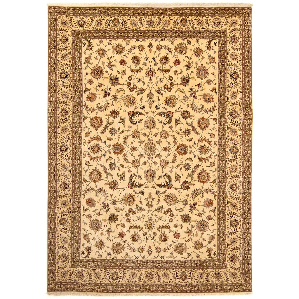 morgenland Orientteppich »Perser - Täbriz - Royal - 364 x 252 cm - beige«, rechteckig