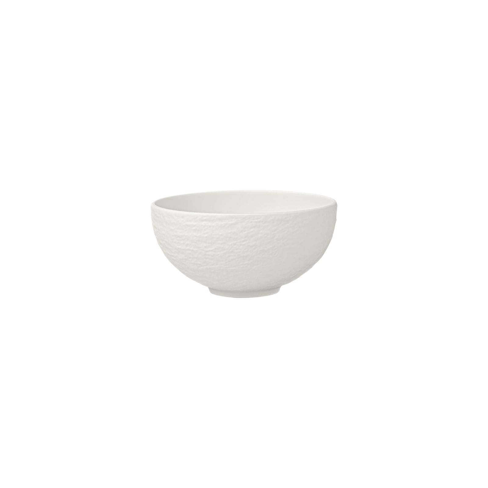 Villeroy & Boch Suppenteller »Suppen Bol Manufacture Rock Blanc Ø 12,5 cm 4er Set weiß«
