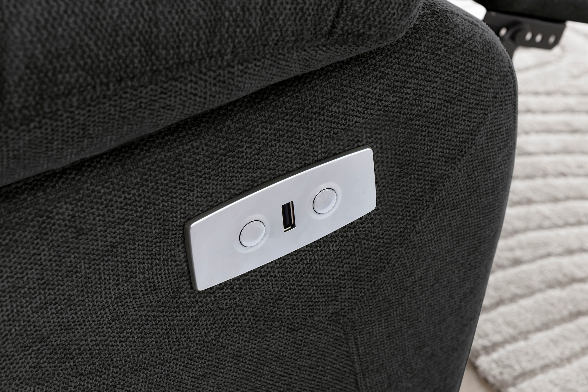 Home affaire 3-Sitzer »Lannilis«, mit manueller und elektrischer Relaxfunktion