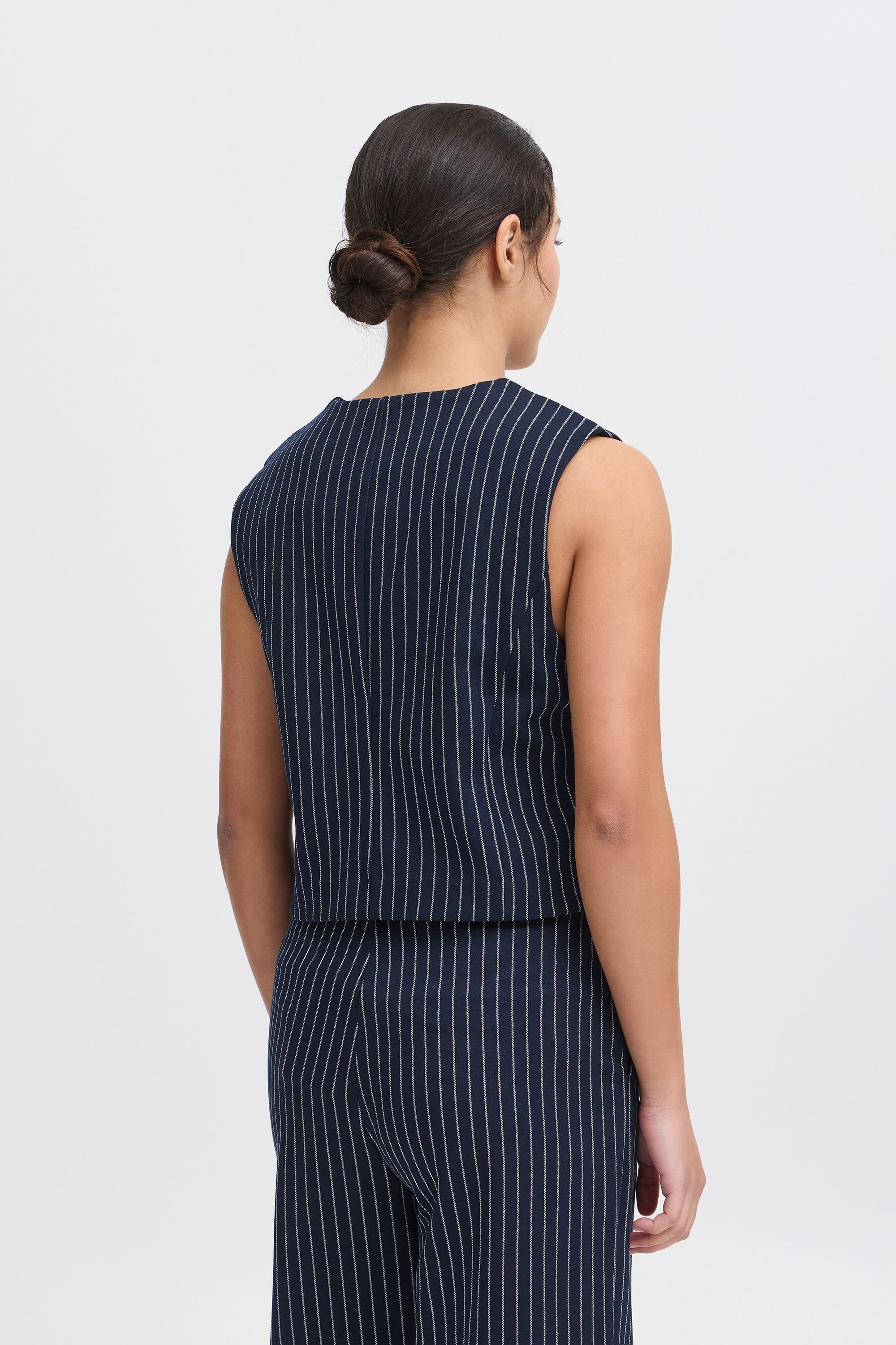 Ichi Kurzweste »Kurzweste IXKATE PINSTRIPED WA«, (1 tlg.)