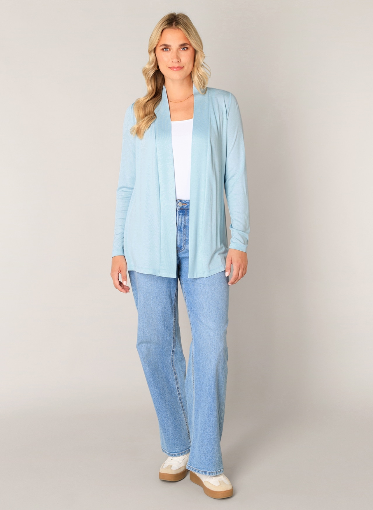 Base Level Strickjacke »Yayla« In elastischem Feinstrick