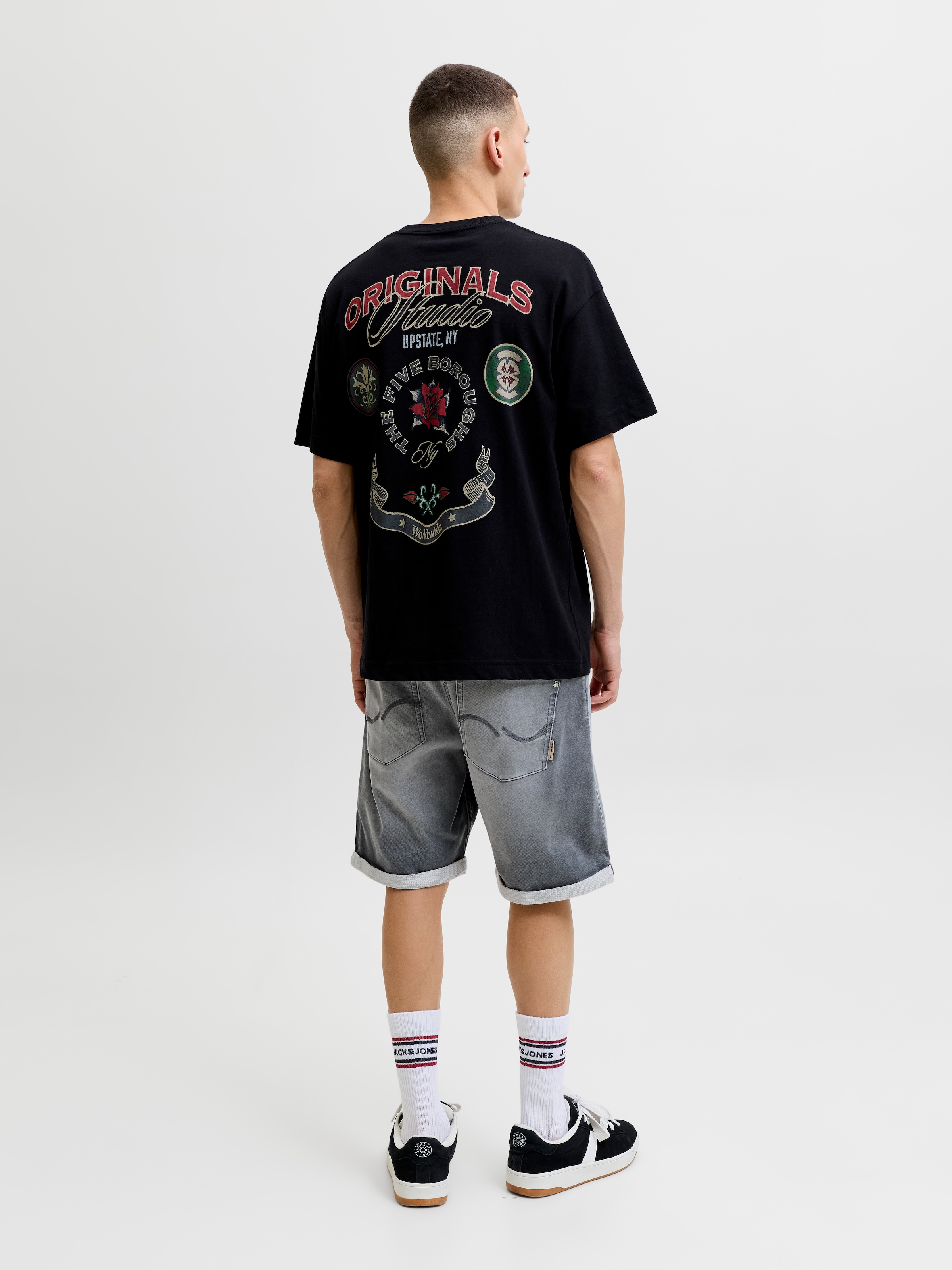 Jack & Jones Jeansbermudas »JJITONY JJASHER I.K SHORTS GE 731 SN« Baumwollmischung