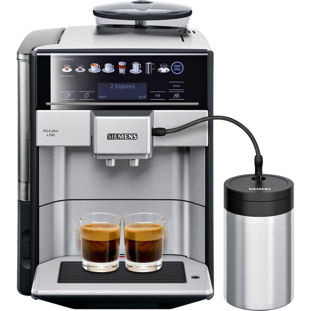 SIEMENS Kaffeevollautomat »EQ.6 plus s700 TE657M03DE«