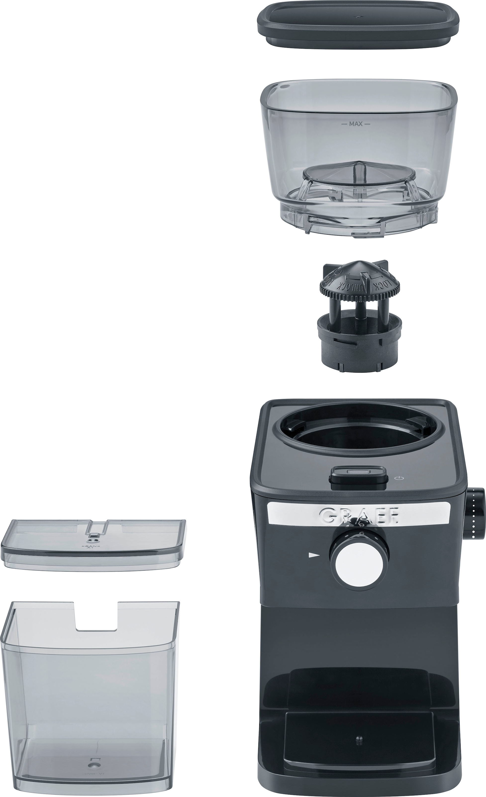 Graef Kaffeemühle »CM252« 130 W Scheibenmahlwerk 80 gBohnenbehälter