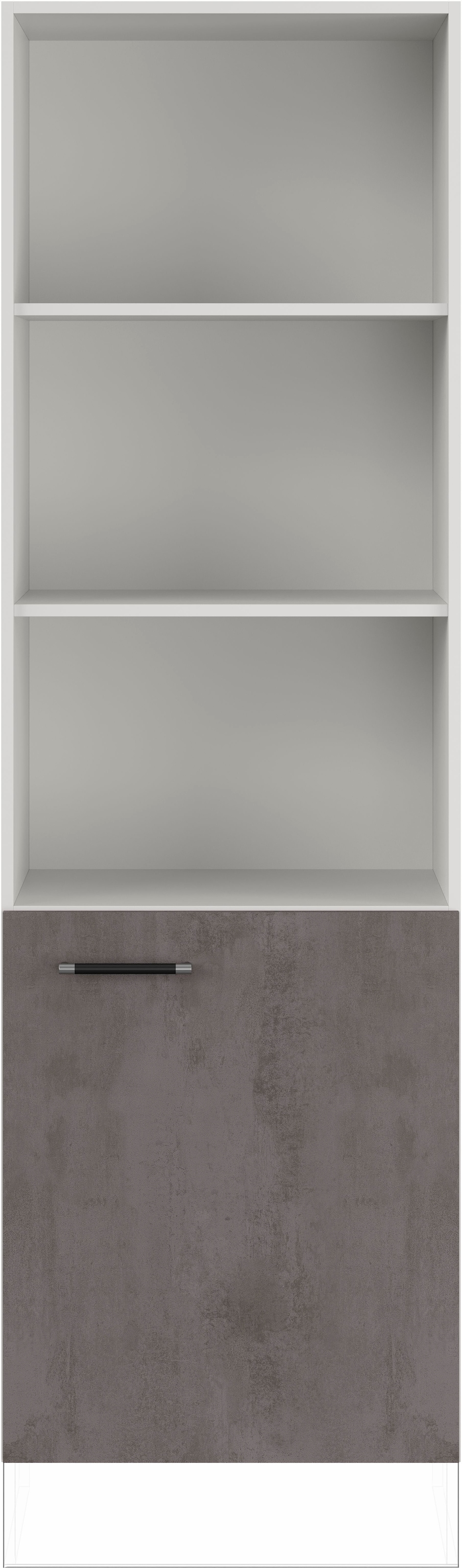 IMPULS KÜCHEN Seitenschrank »"Prag", Breite/Höhe: 60/190,7 cm«, vormontiert, mit Drehtür, mit verstellbaren Fachböden