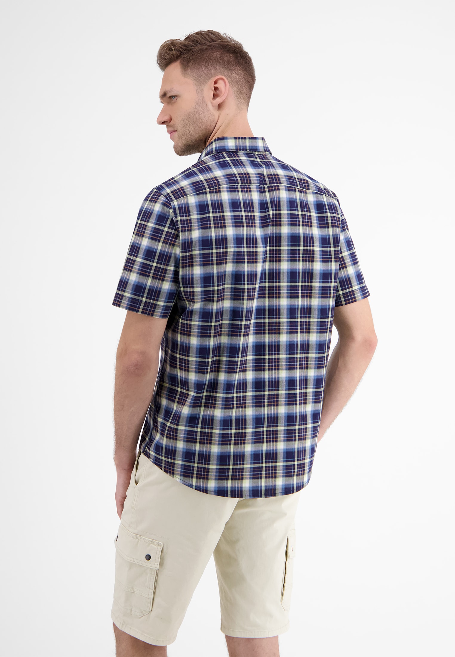 LERROS Kurzarmhemd »LERROS Halbarmhemd *Poplin Check*«
