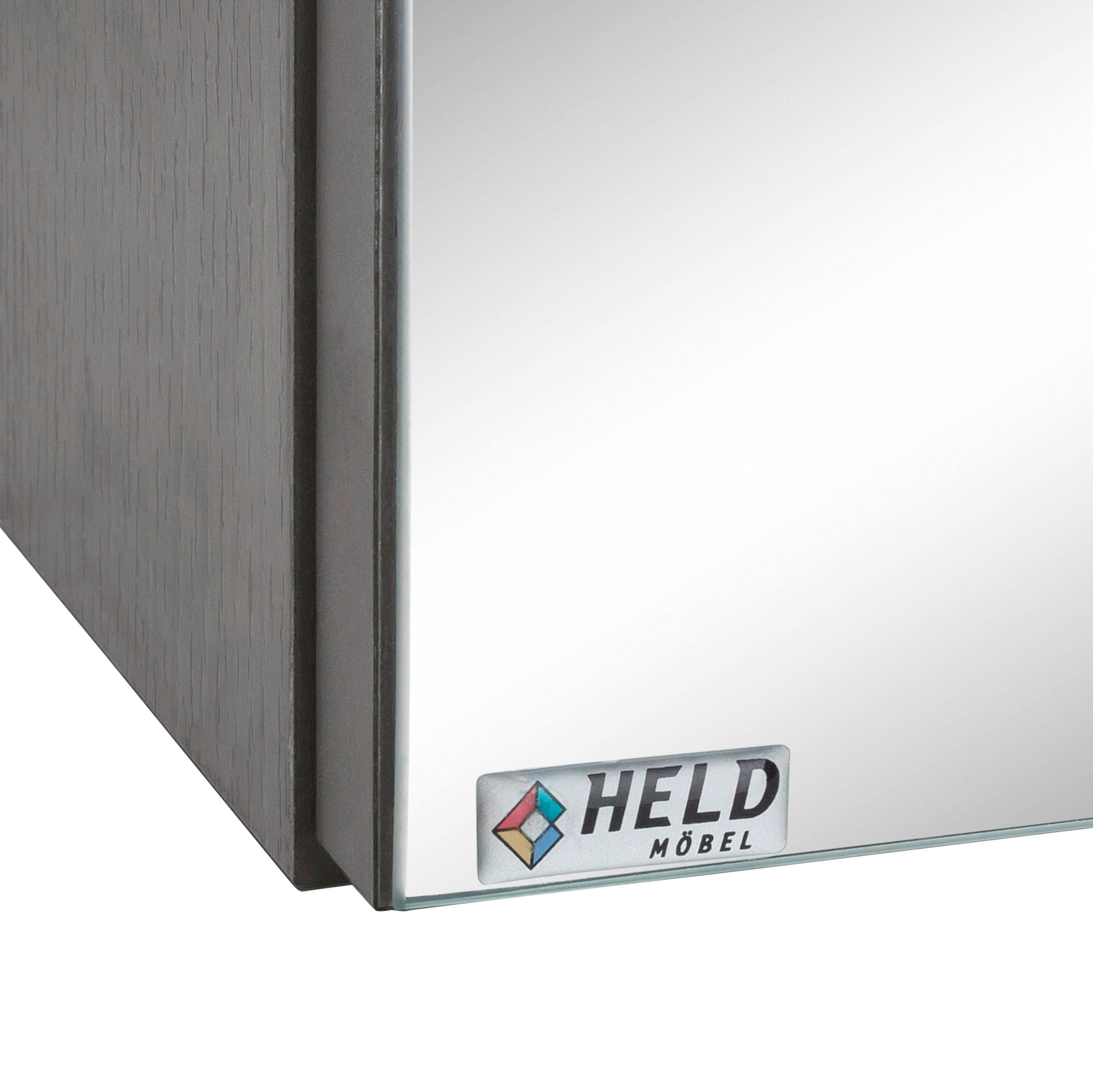 welltime Spiegelschrank »Davos« mit LED Beleuchtung