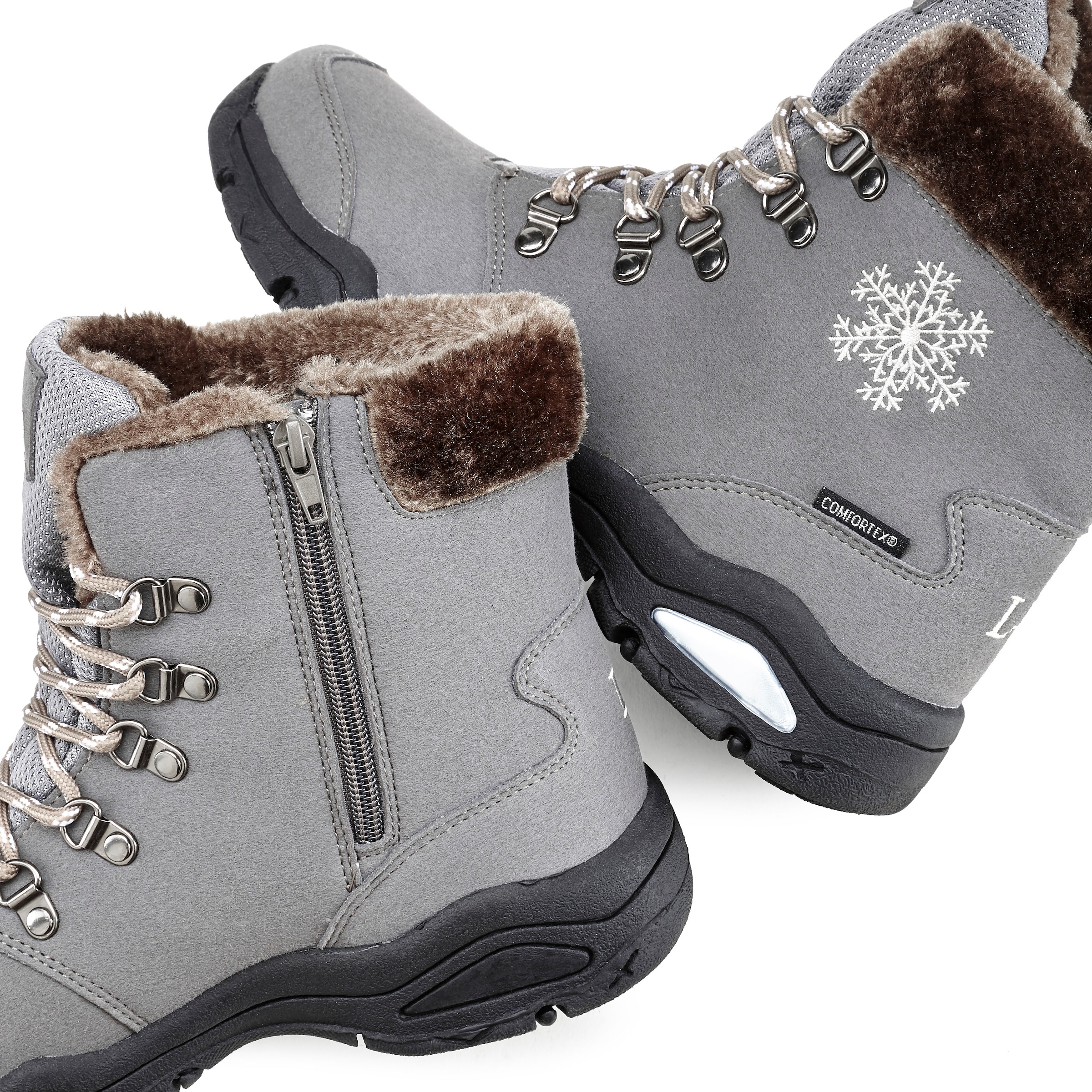 LASCANA Winterstiefelette, Stiefelette,Stiefel,Winterstiefel wind-& wasserabweisender Tex-Membran