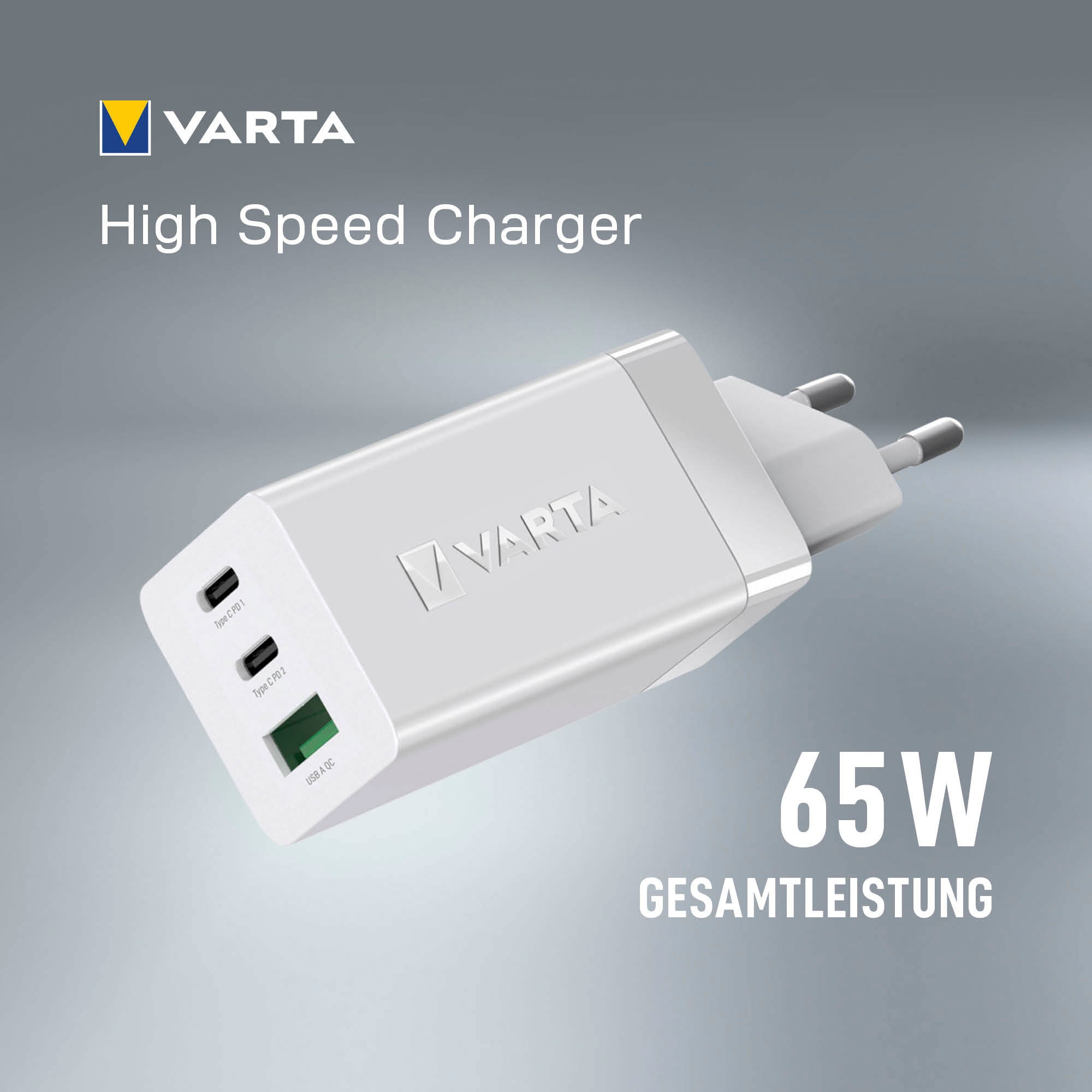 VARTA Batterie-Ladegerät »High Speed Charger«, (1 St.)