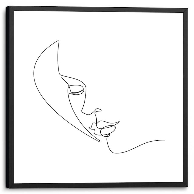 Reinders! Wandbild »Silhouette Gesicht - Gerahmtes Bild« kaufen online bei  OTTO