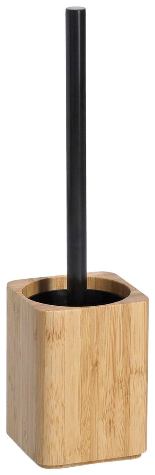 WC-Reinigungsbürste, aus Bambus-Kunststoff-Edelstahl, ØxH: 9,5x35,5 cm, aus Bambus
