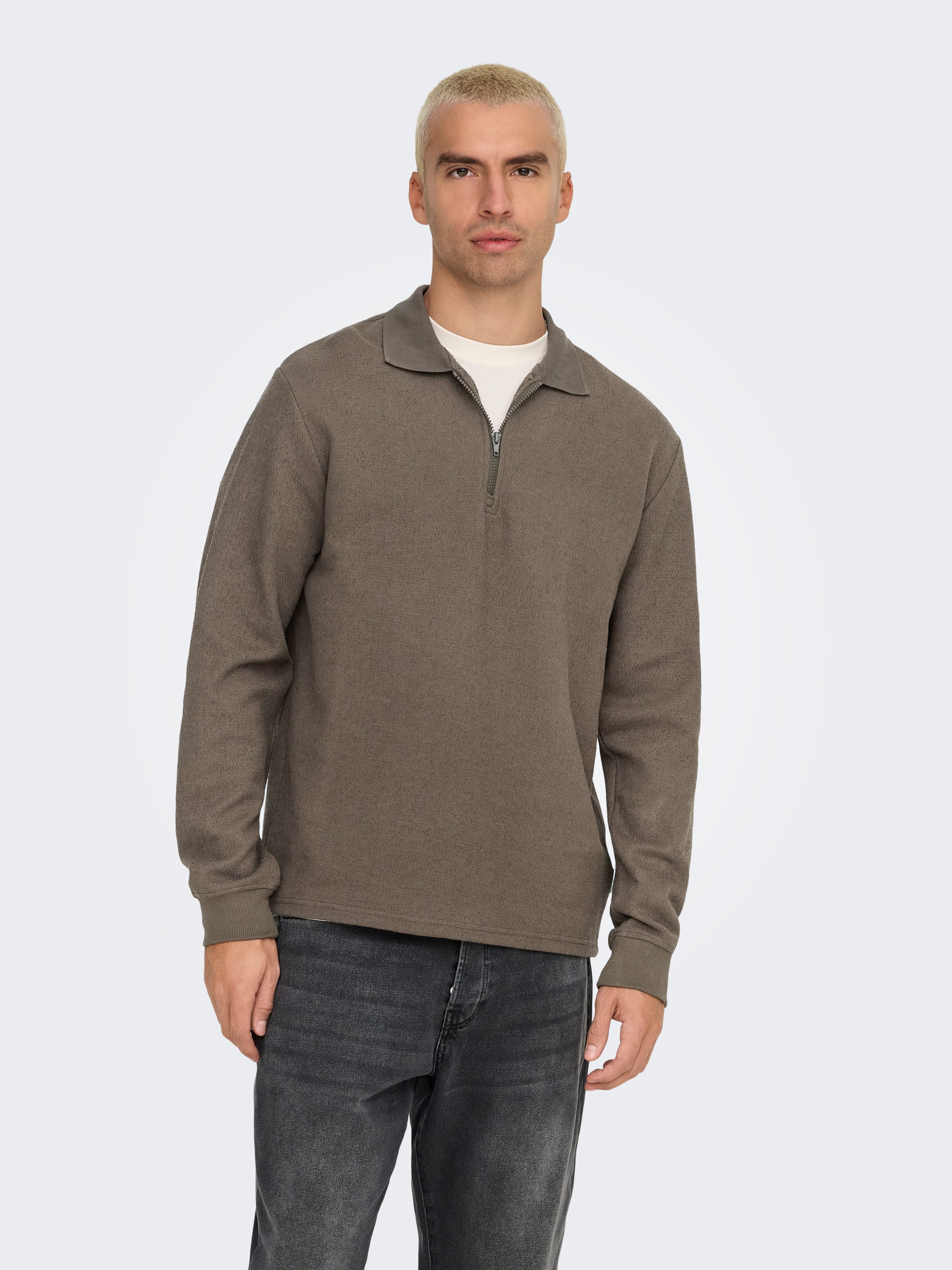 ONLY & SONS Poloshirt »ONSTREVOR REG LS POLO«