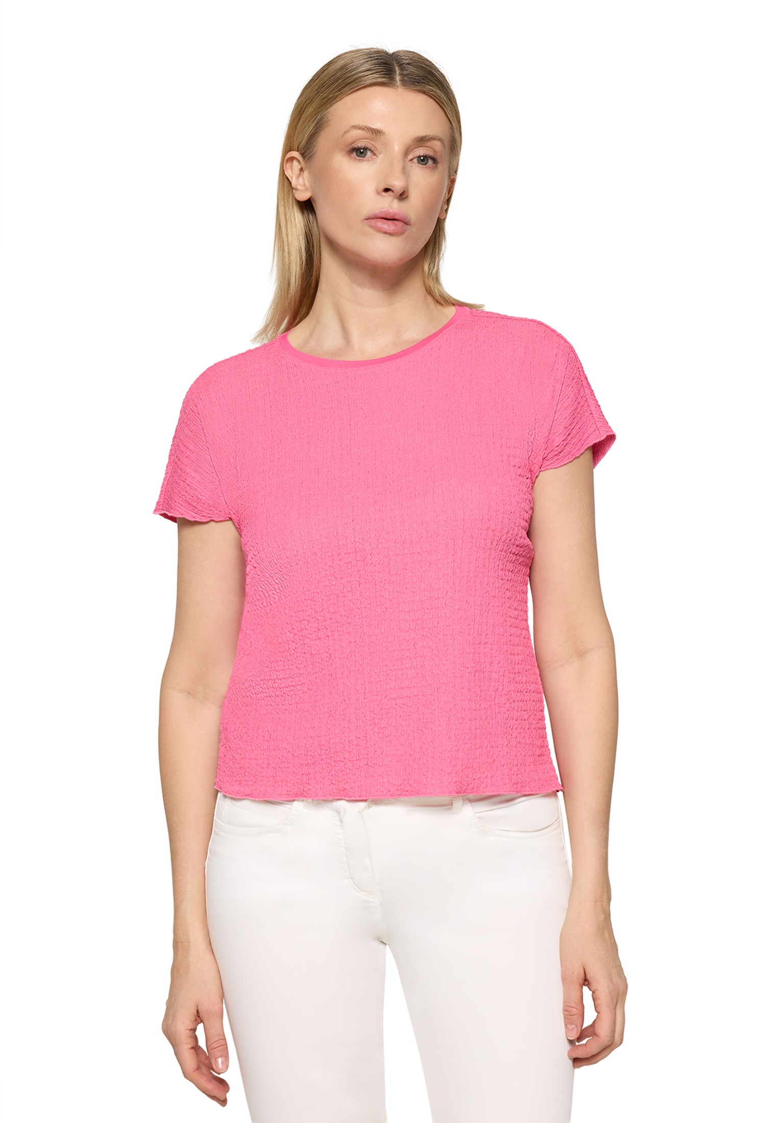 Betty Barclay Rundhalsshirt »Strukturshirt mit U-Boot-Ausschnitt«