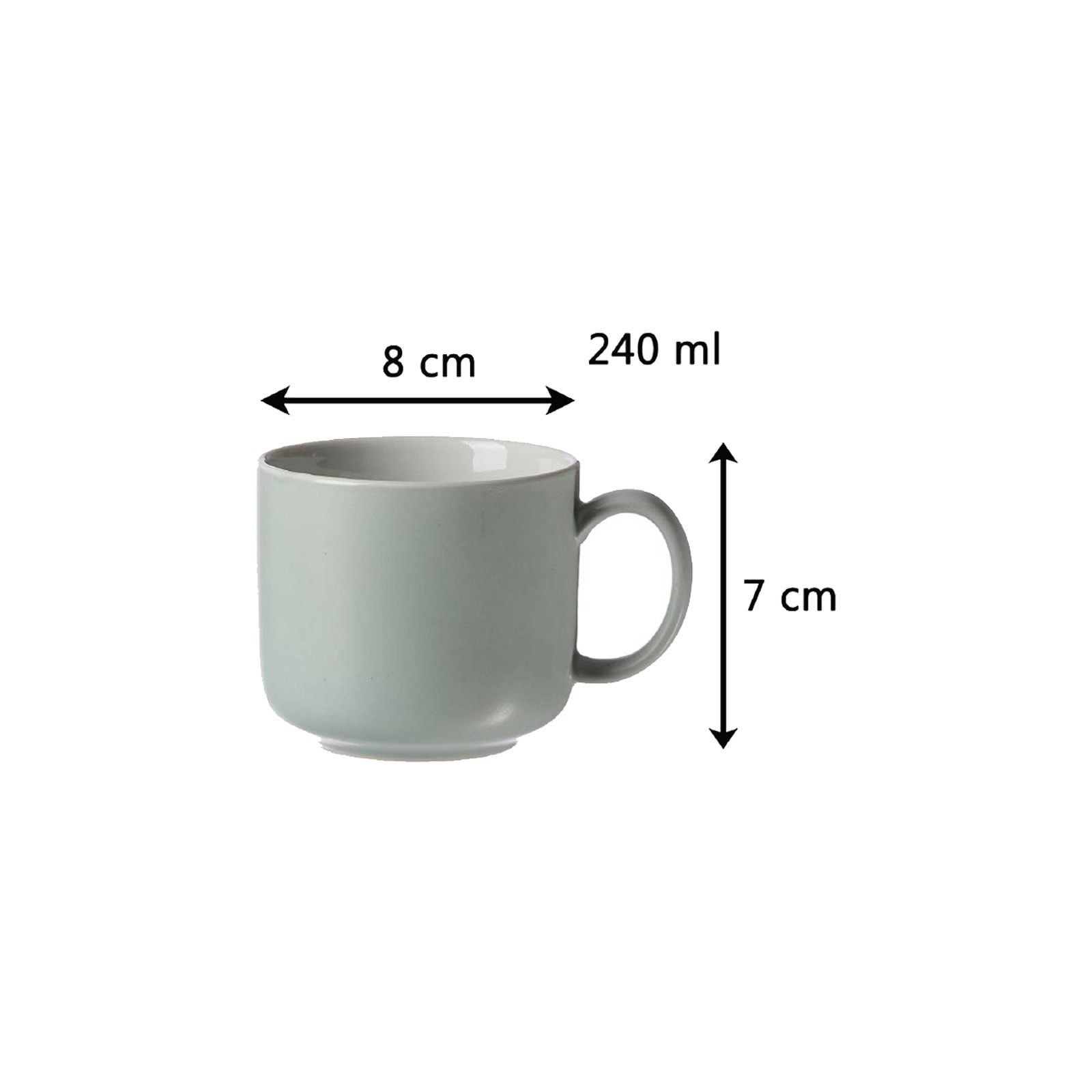 Ritzenhoff & Breker Tasse »Kaffeetasse mit Untertasse Jasper 240 ml«