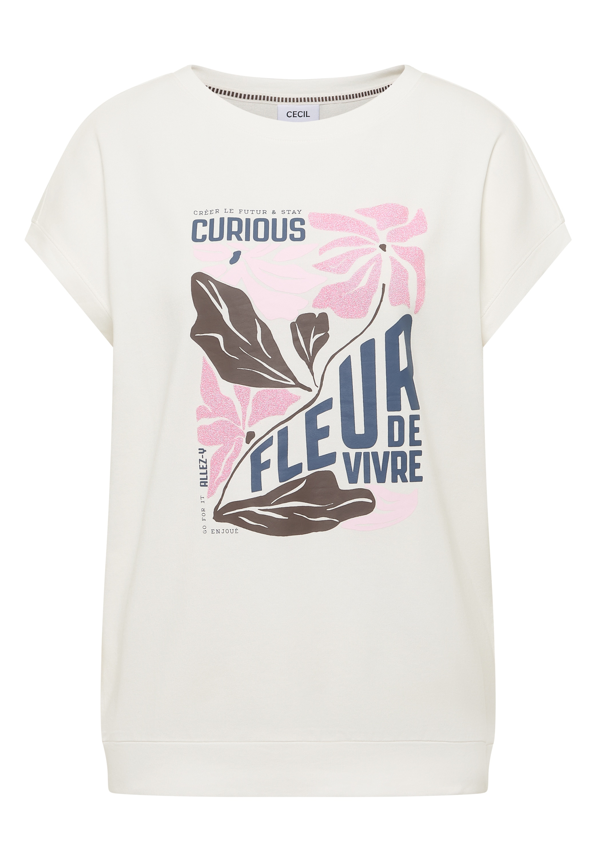 Cecil T-Shirt Sommershirt mit Frontprint