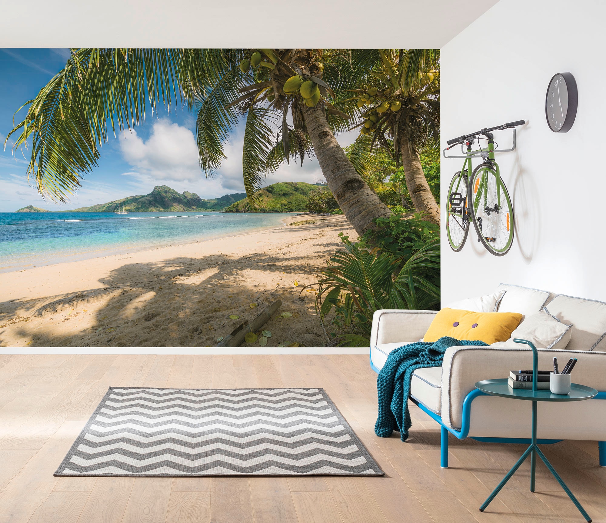 Komar Fototapete »Castaway - Größe 368 x 254 cm«, bedruckt, Wohnzimmer, Schlafzimmer