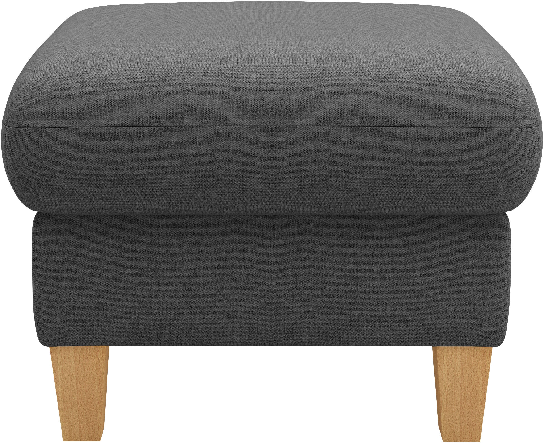 Home affaire Polsterhocker »Rochelle« 1 Stk. tlg. Massive 12 cm Holzbeine