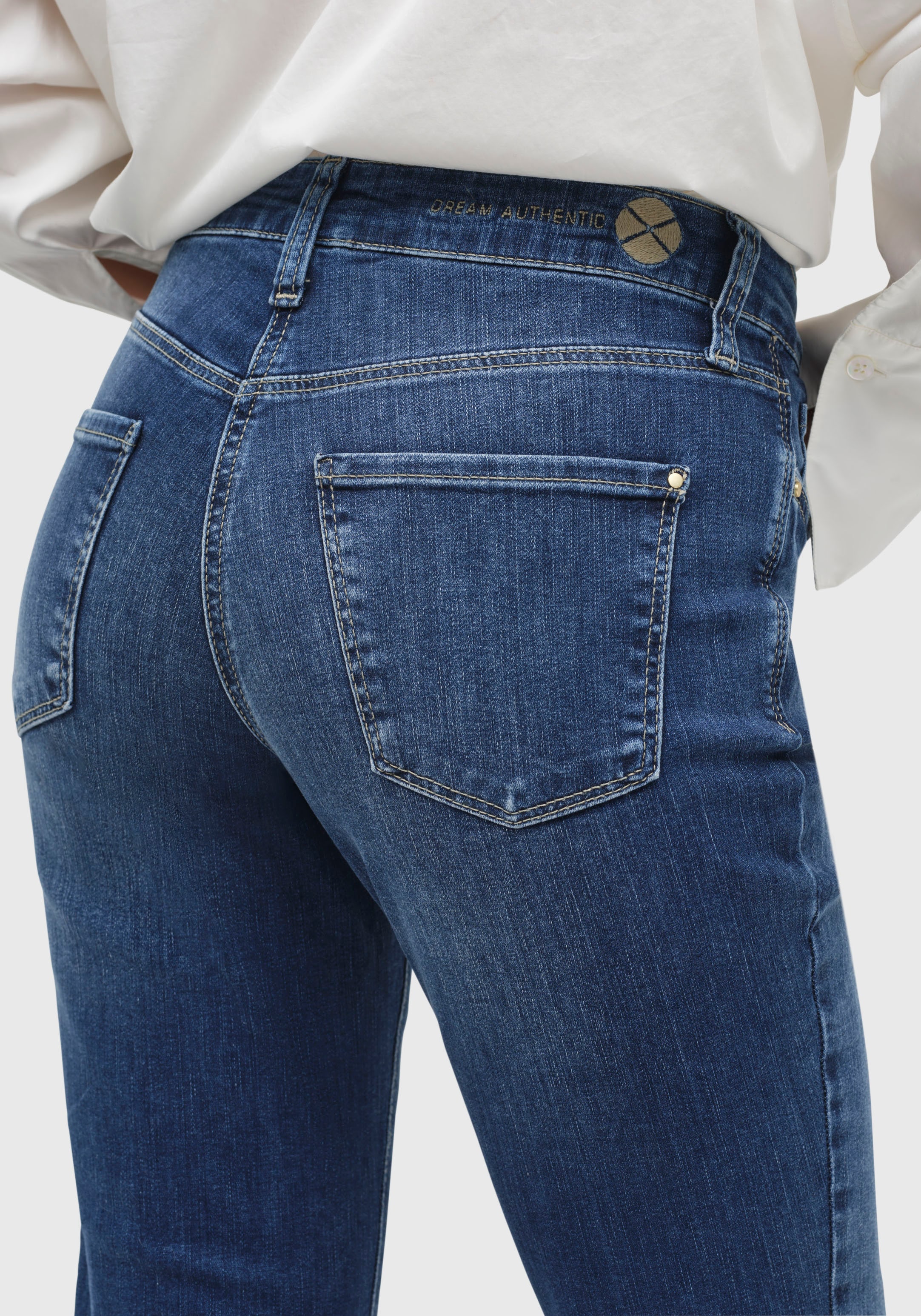 MAC 3/4-Jeans »Dream Kick« Saum modisch verkürzt und leicht ausgestellt