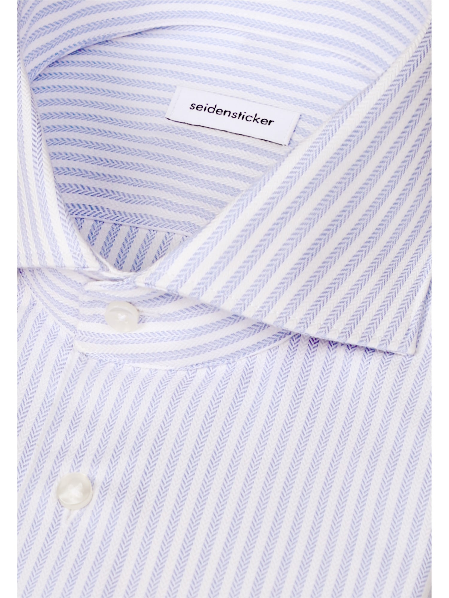 seidensticker Businesshemd »Schwarze Rose« Regular 1/1 Haifischkragen Gestreift