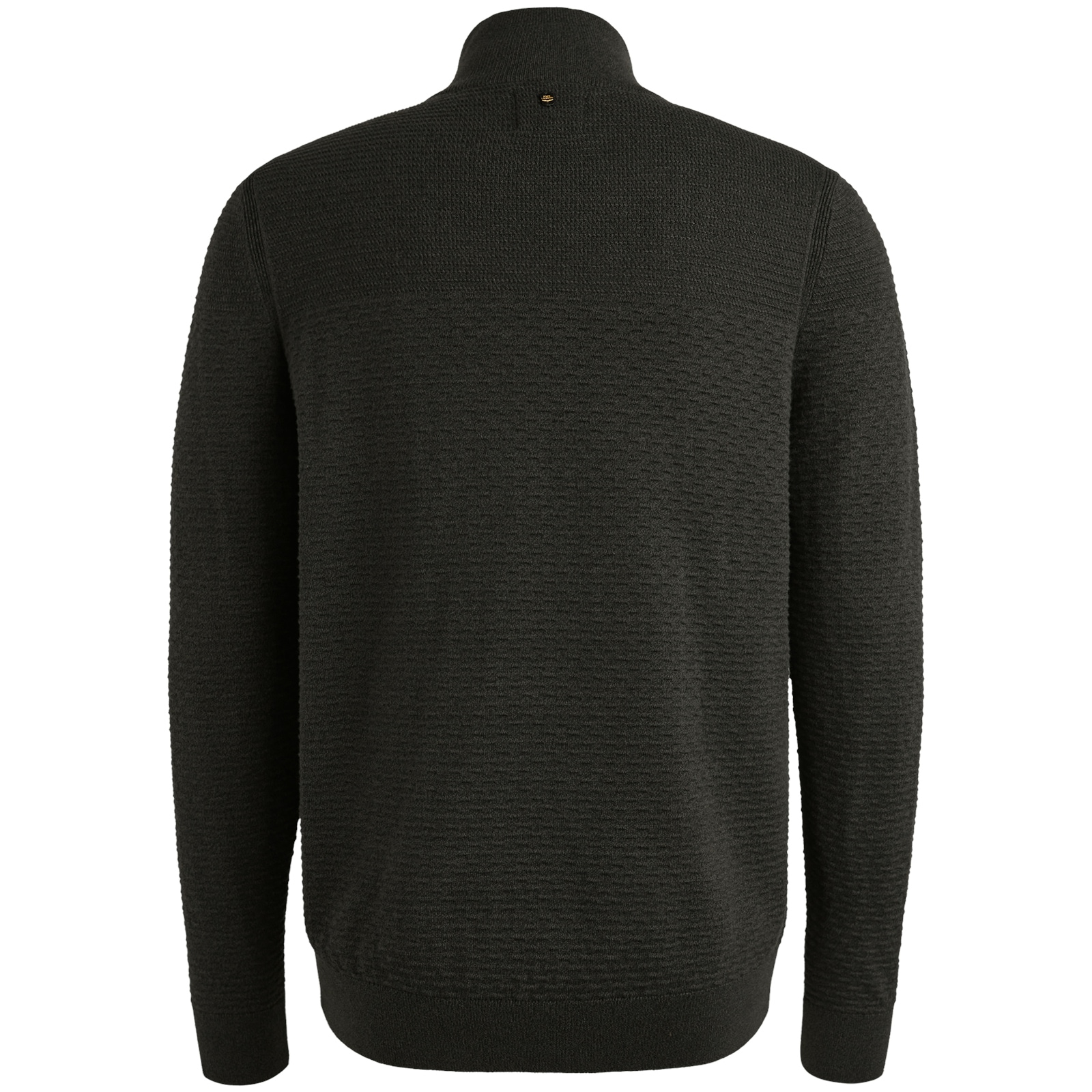 PME LEGEND Troyer mit Struktur-Muster und Logo-Badge