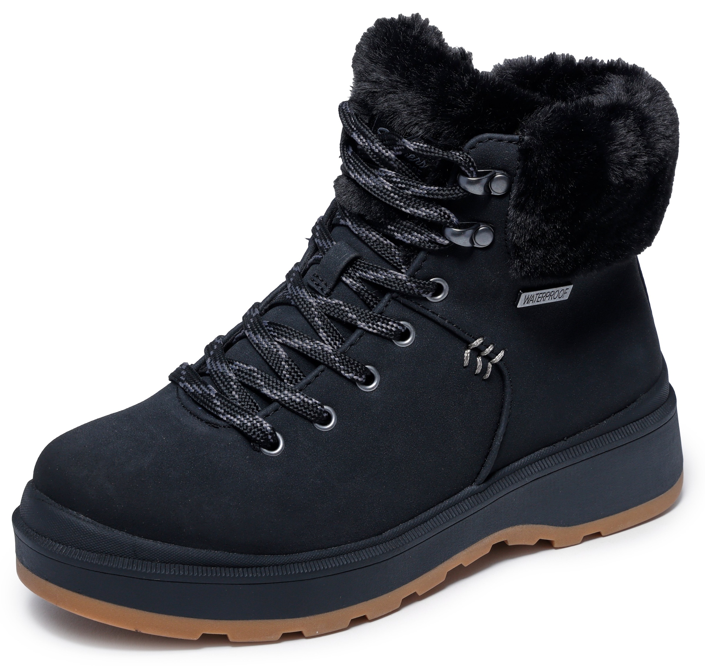 Skechers Winterboots »PARK CITY«  Snowboots, Schnürstiefel mit rutschhemmender Laufsohle