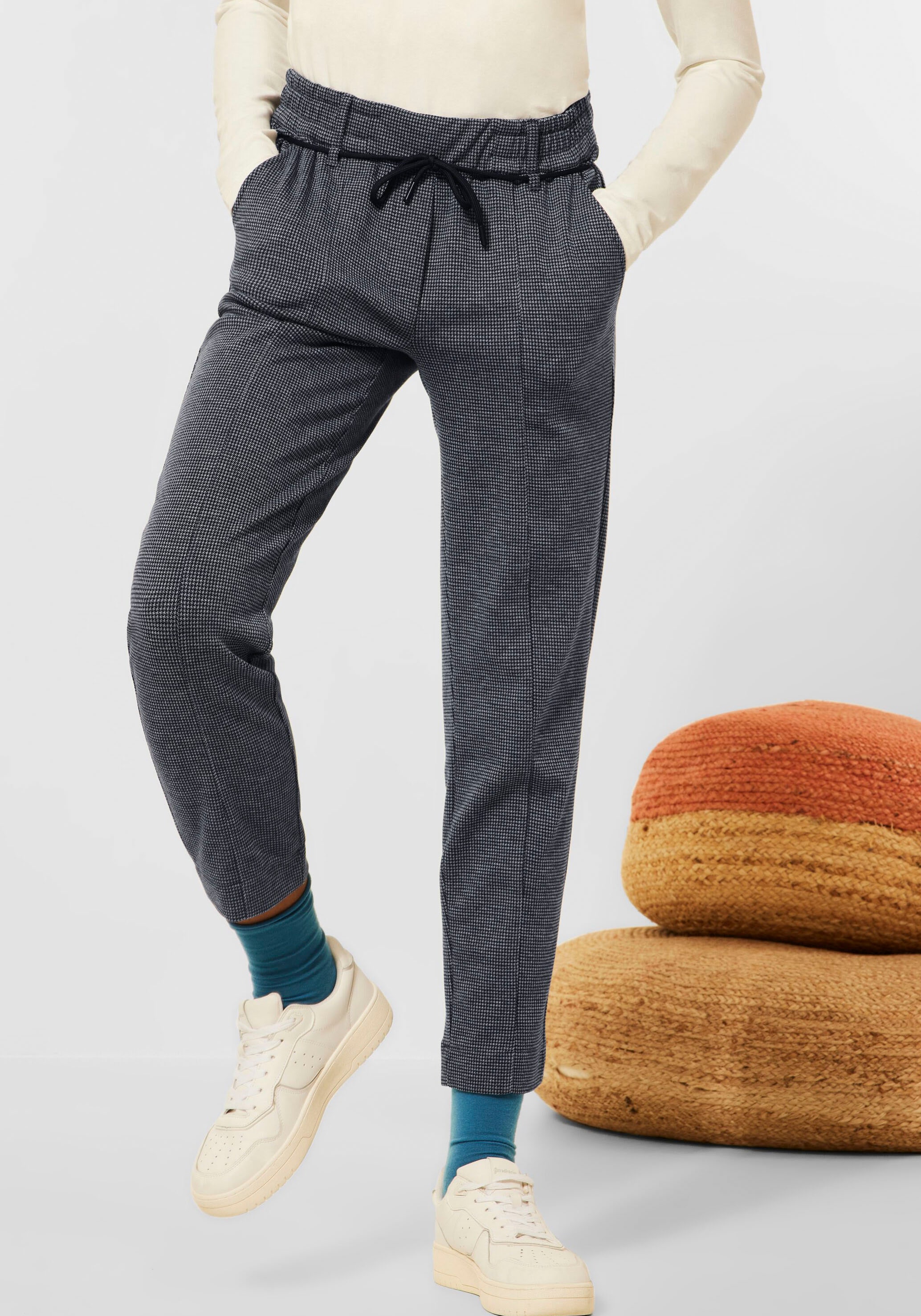 Cecil Schlupfhose »Style Tracey«, mit tollem Pepita Muster