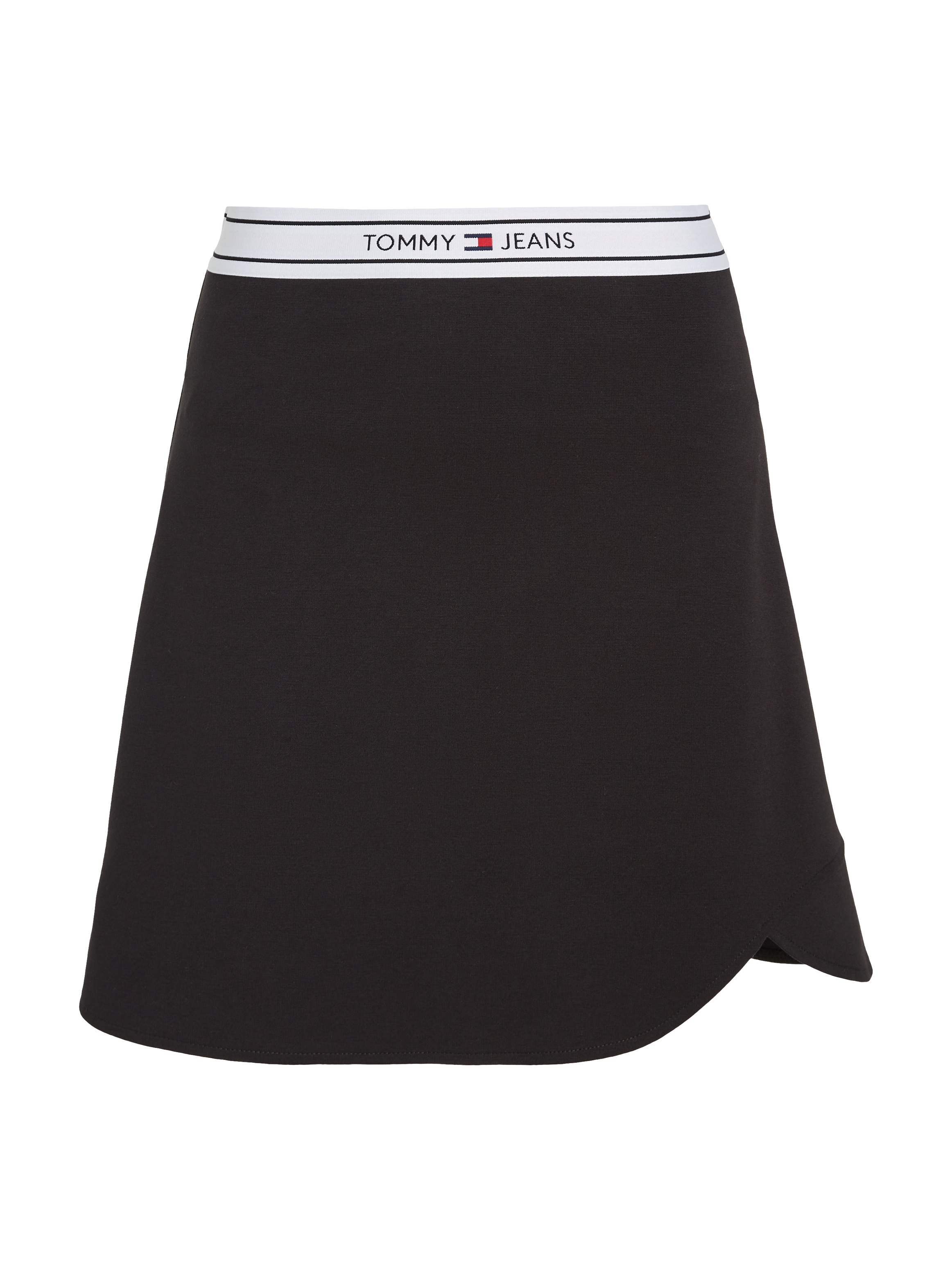 Tommy Jeans Jerseyrock »TJW LOGO TAPING MINI SKIRT«, Webrock Mit Tommy Jeans Logo-Elastiktape