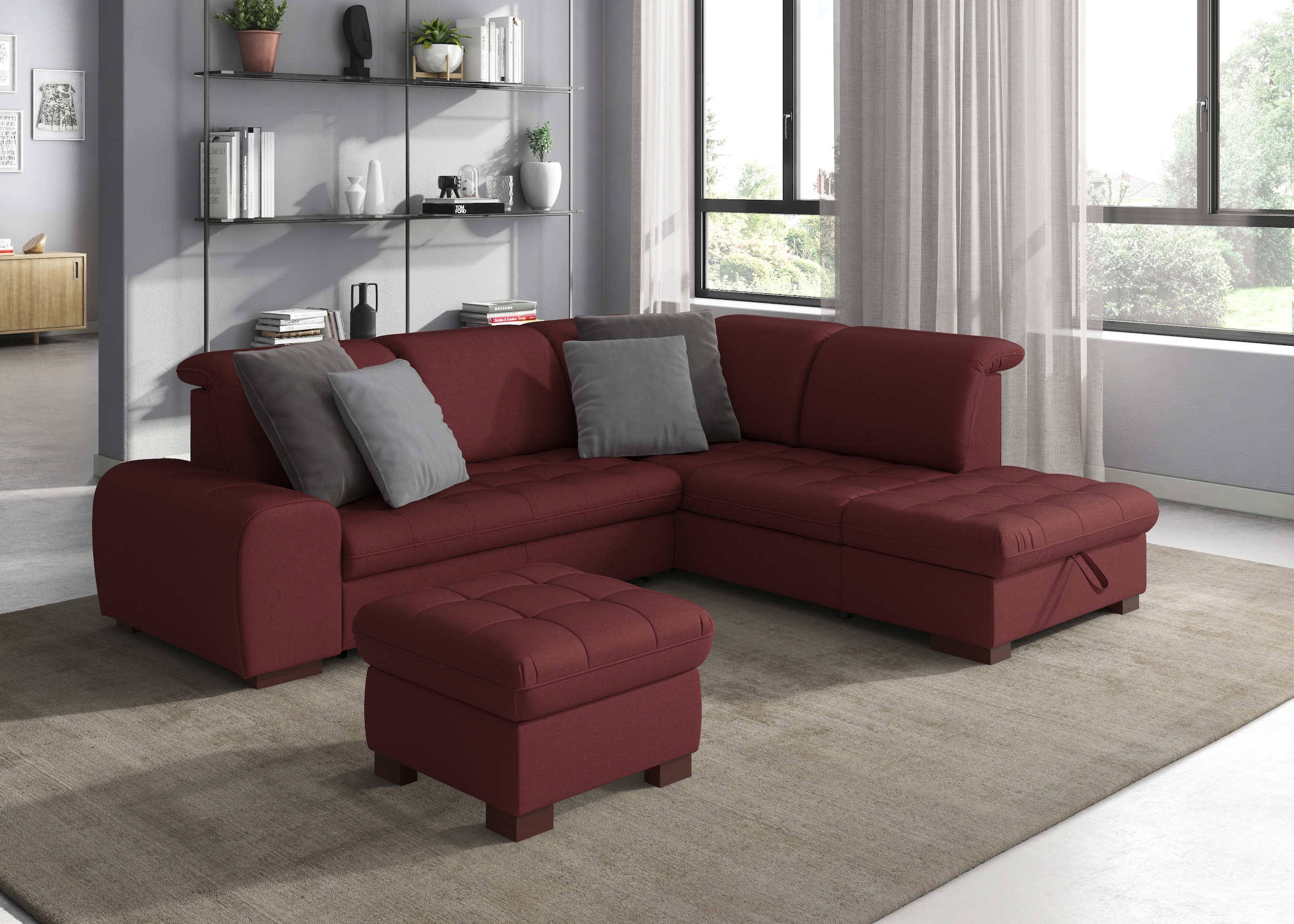 sit&more Hocker »Luxor«, auch erhältlich in dem besonders leicht mit Wasser zu reinigen