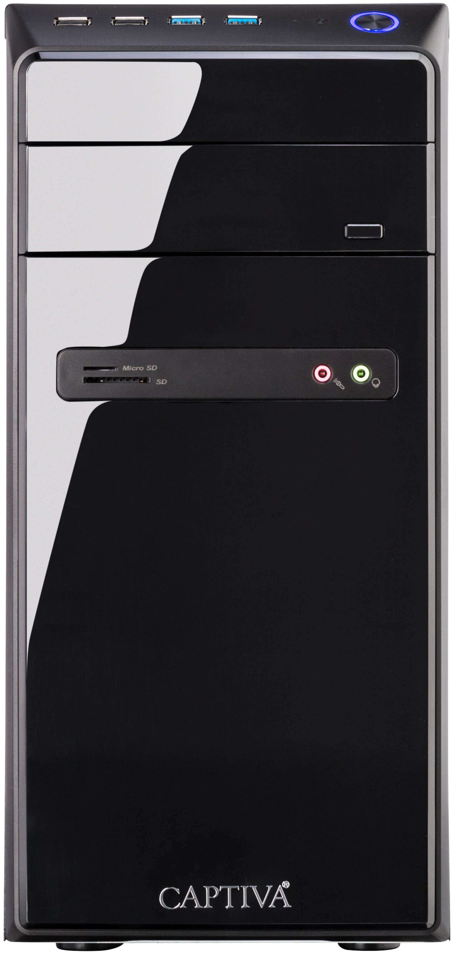CAPTIVA Business-PC-Komplettsystem »Power Starter R98-518 TFT Bundle« 60,5 ″ AMD Ryzen 5 AMD 8 GB RAM 500 GB SSD