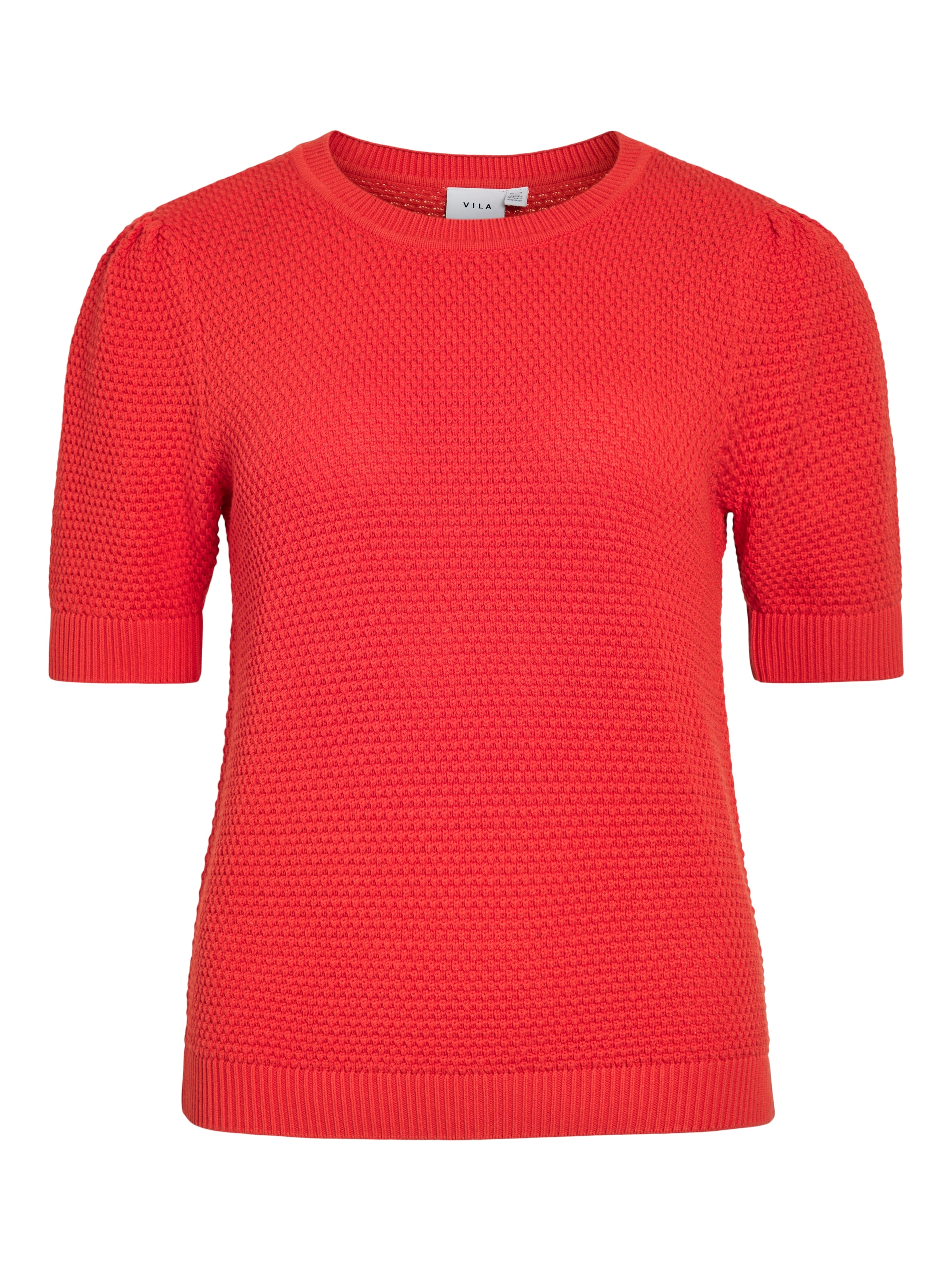 Vila Kurzarmpullover »VIDALO O-NECK S/S KNIT TOP - NOOS«