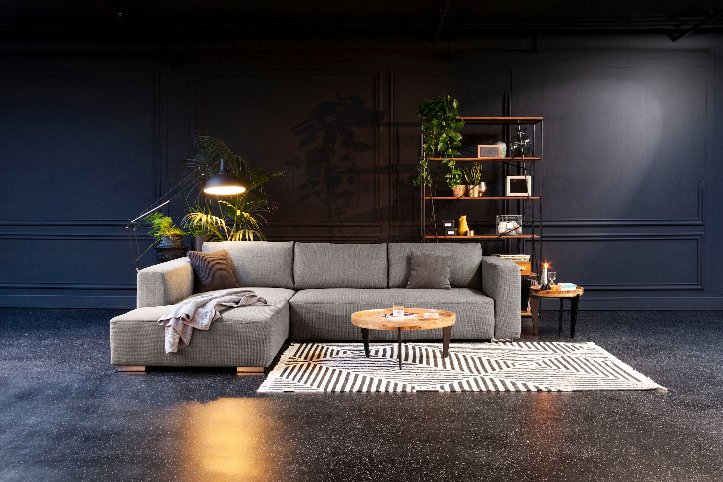 TOM TAILOR HOME Ecksofa »HEAVEN STYLE M«, aus der COLORS COLLECTION, wahlweise mit Bettfunktion & Bettkasten