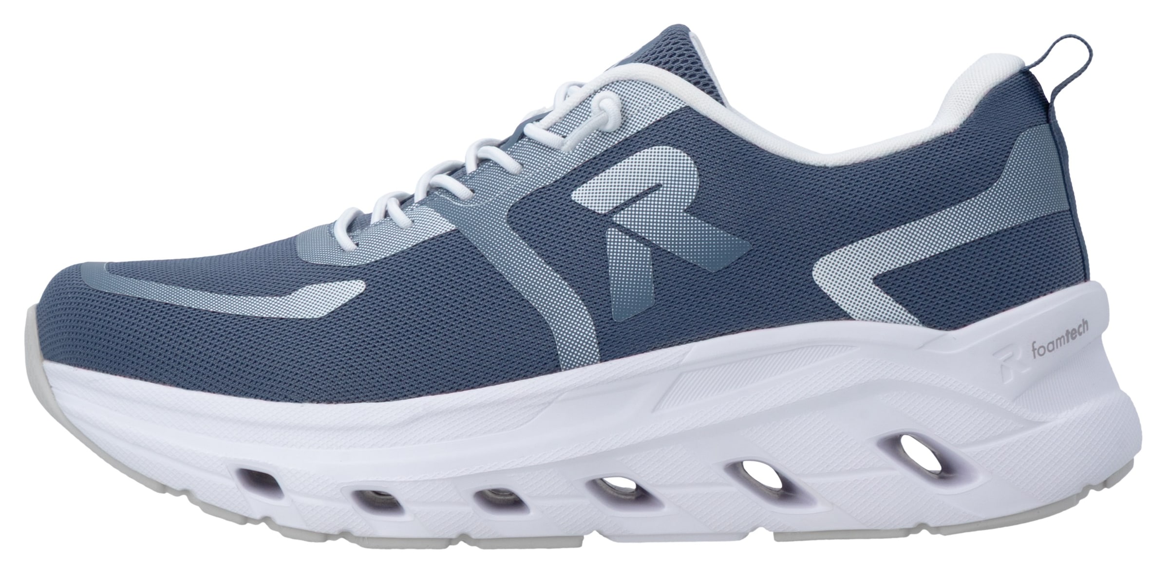 RIEKER Sport Slip-On Sneaker  Sportschuh, Freizeitsneaker, Halbschuh zum Schlupfen