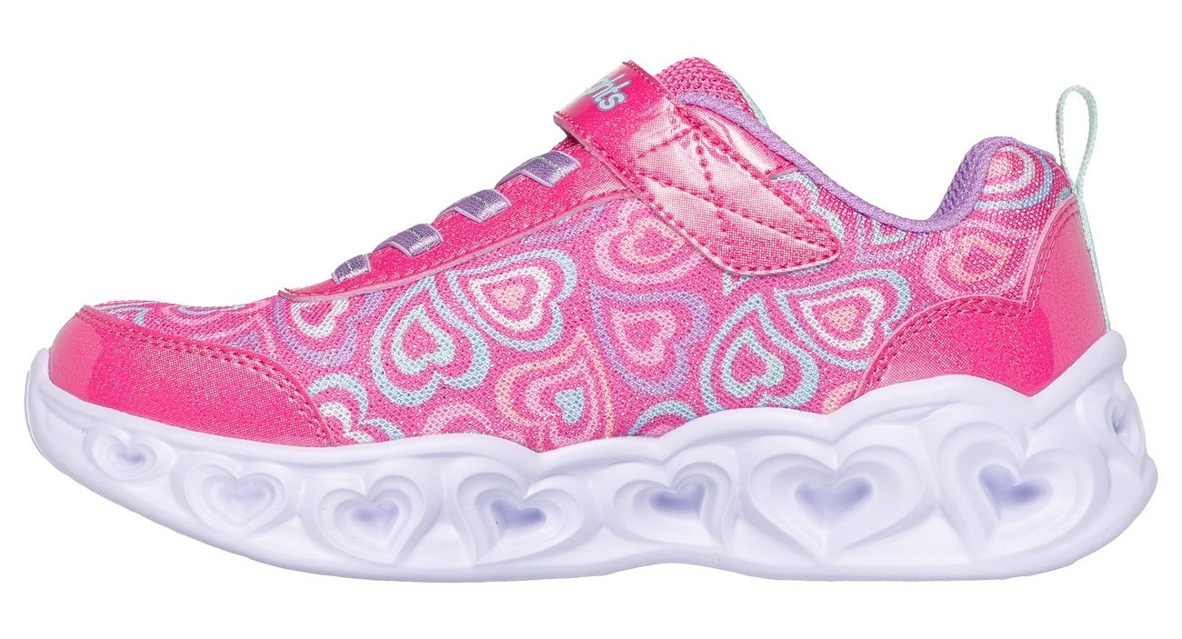 Skechers Sneaker »HEART LIGHTS«, Blinkschuh mit Herz-Laufsohle, Größenschablone zum Download