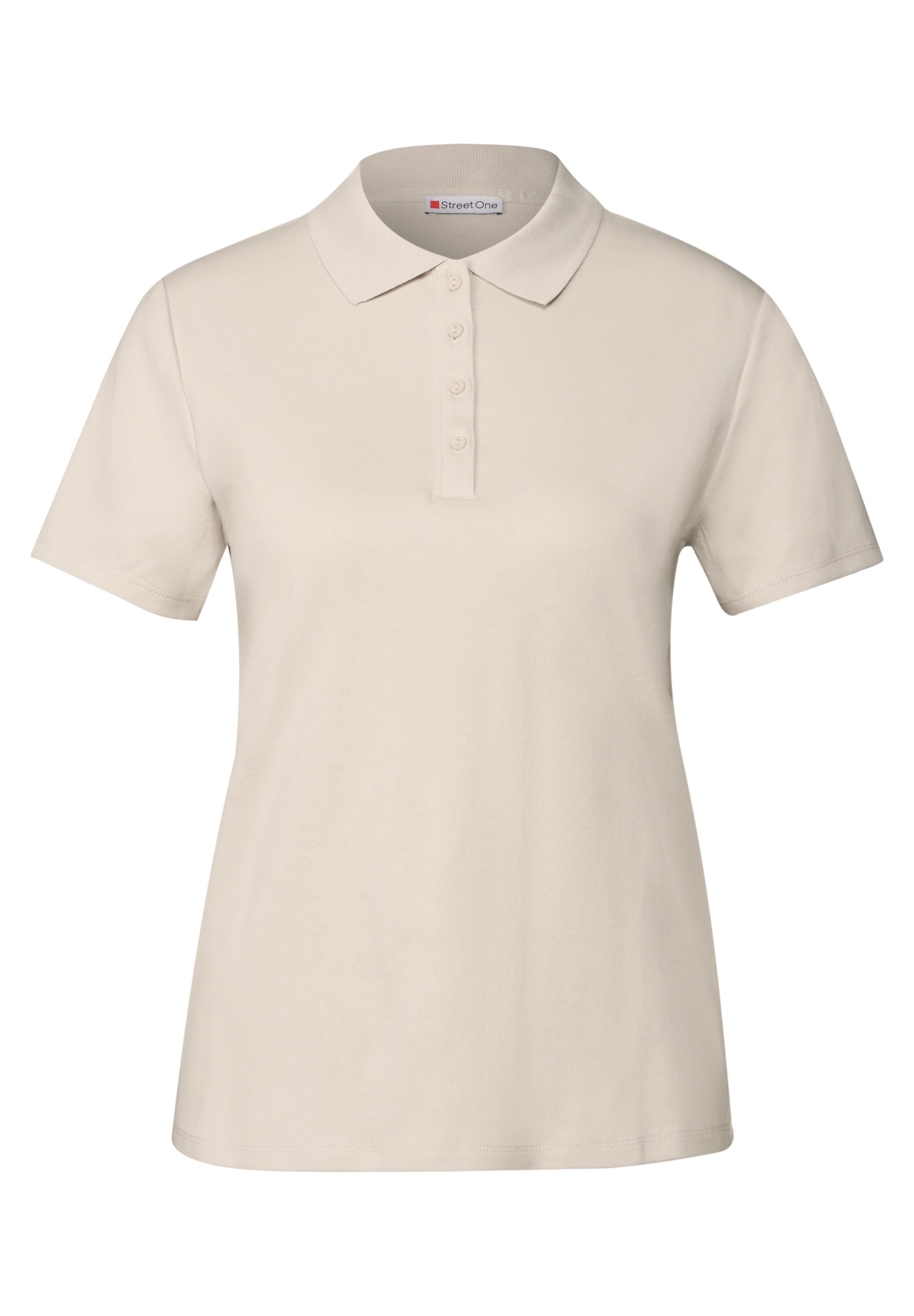 STREET ONE Poloshirt, mit Ripsstruktur