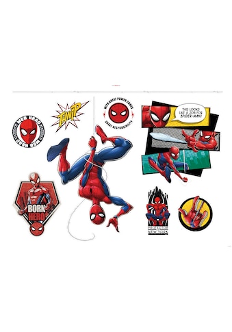 Wandtattoo »Spider-Man Web Head«, (8 St.)