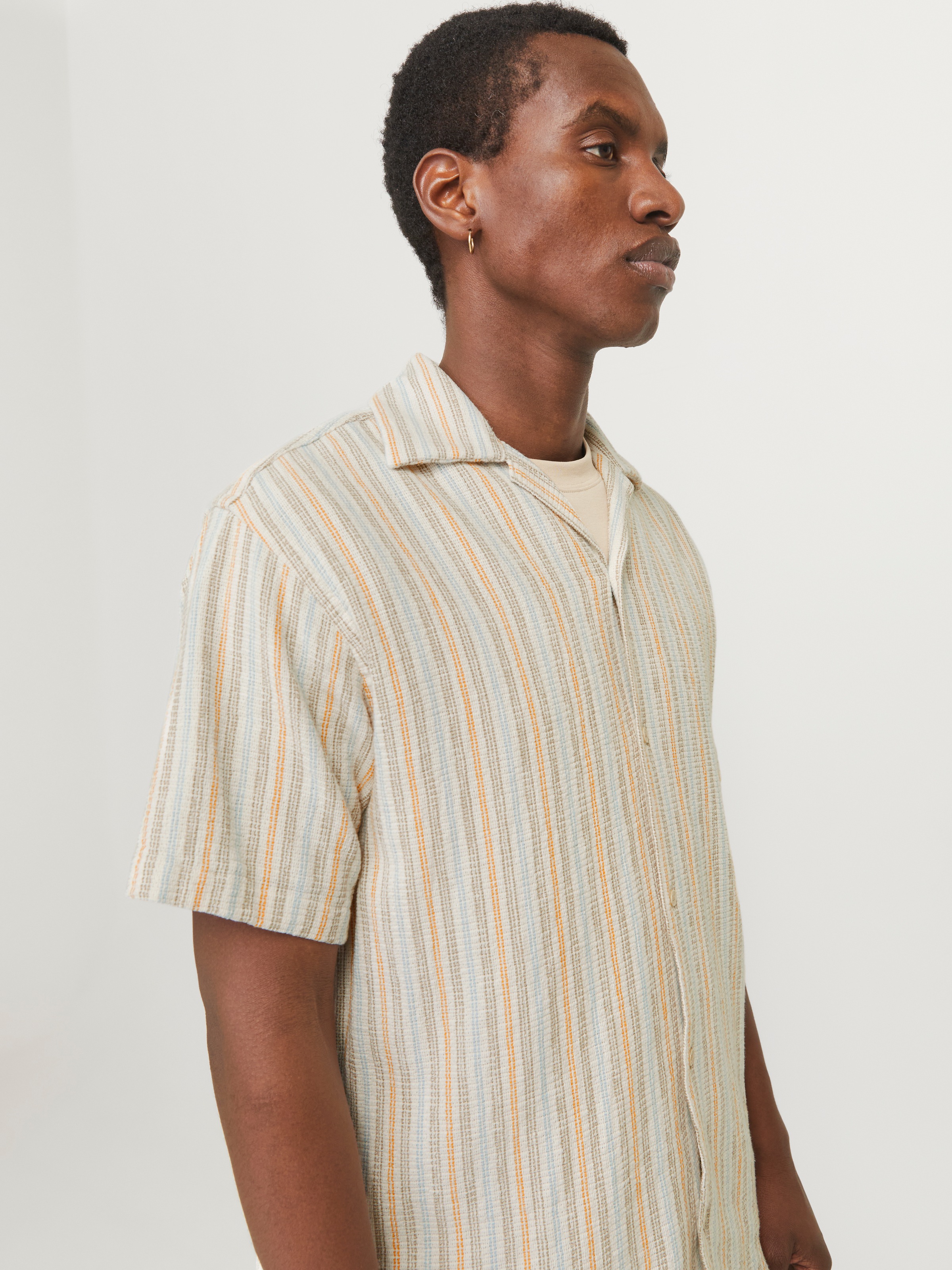 Jack & Jones Kurzarmhemd »JORCOBA STRIPE RESORT SHIRT SS SN«