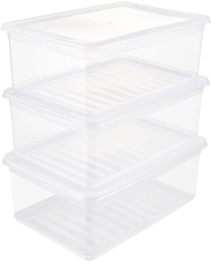 keeeper Stapelbox »bea«, (Set, 3 St.), mit Belüftungsfunktion