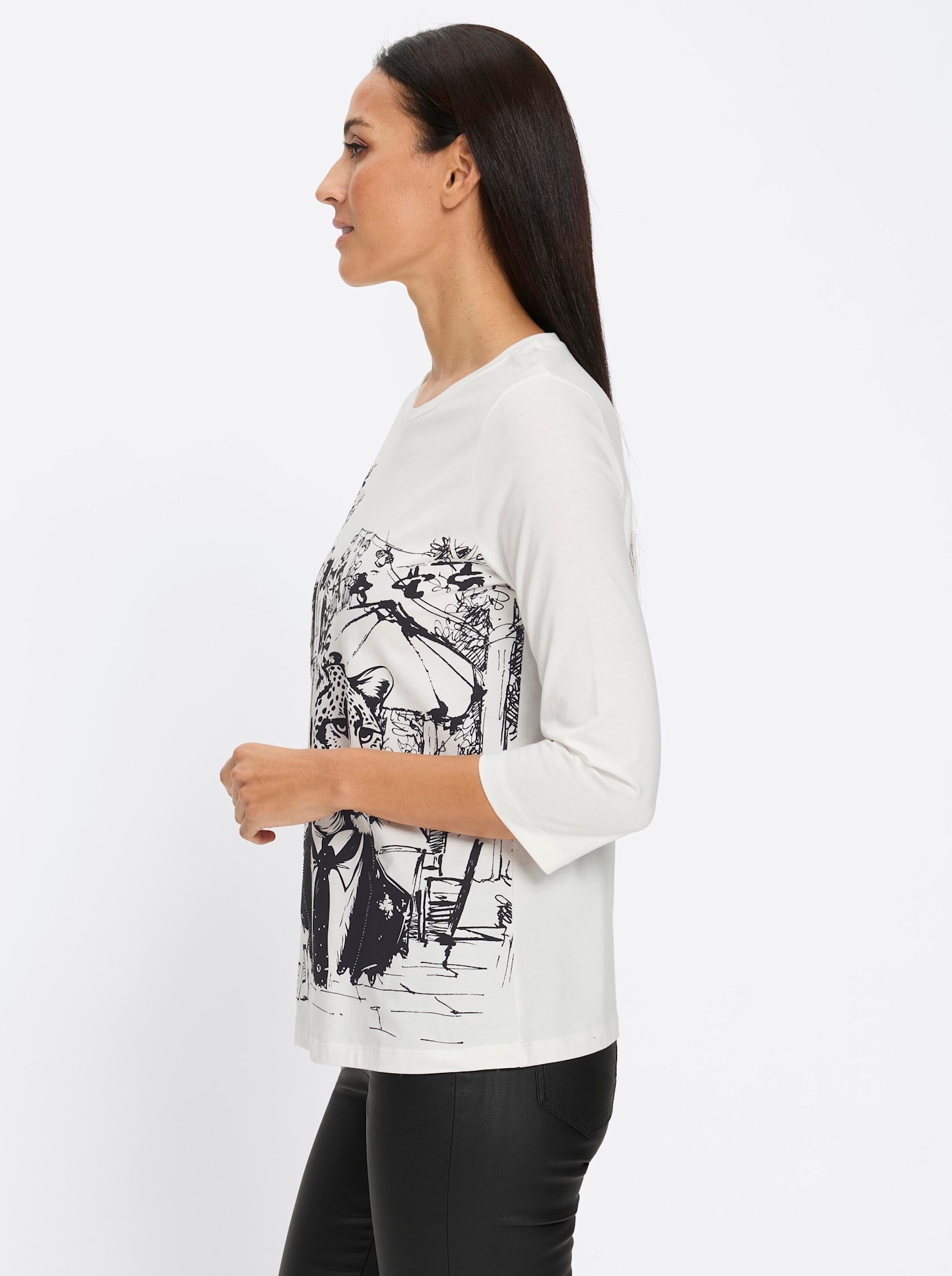 heine 3/4-Arm-Shirt »Druck-Shirt« 1